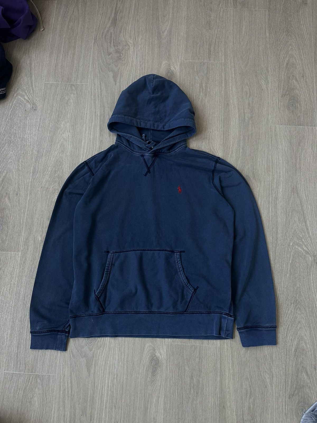 Polo Ralph Lauren vintage Polo Ralph Lauren denim&supply hoodie 90s rare Size US L / EU 52-54 / 3 - 1 Thumbnail