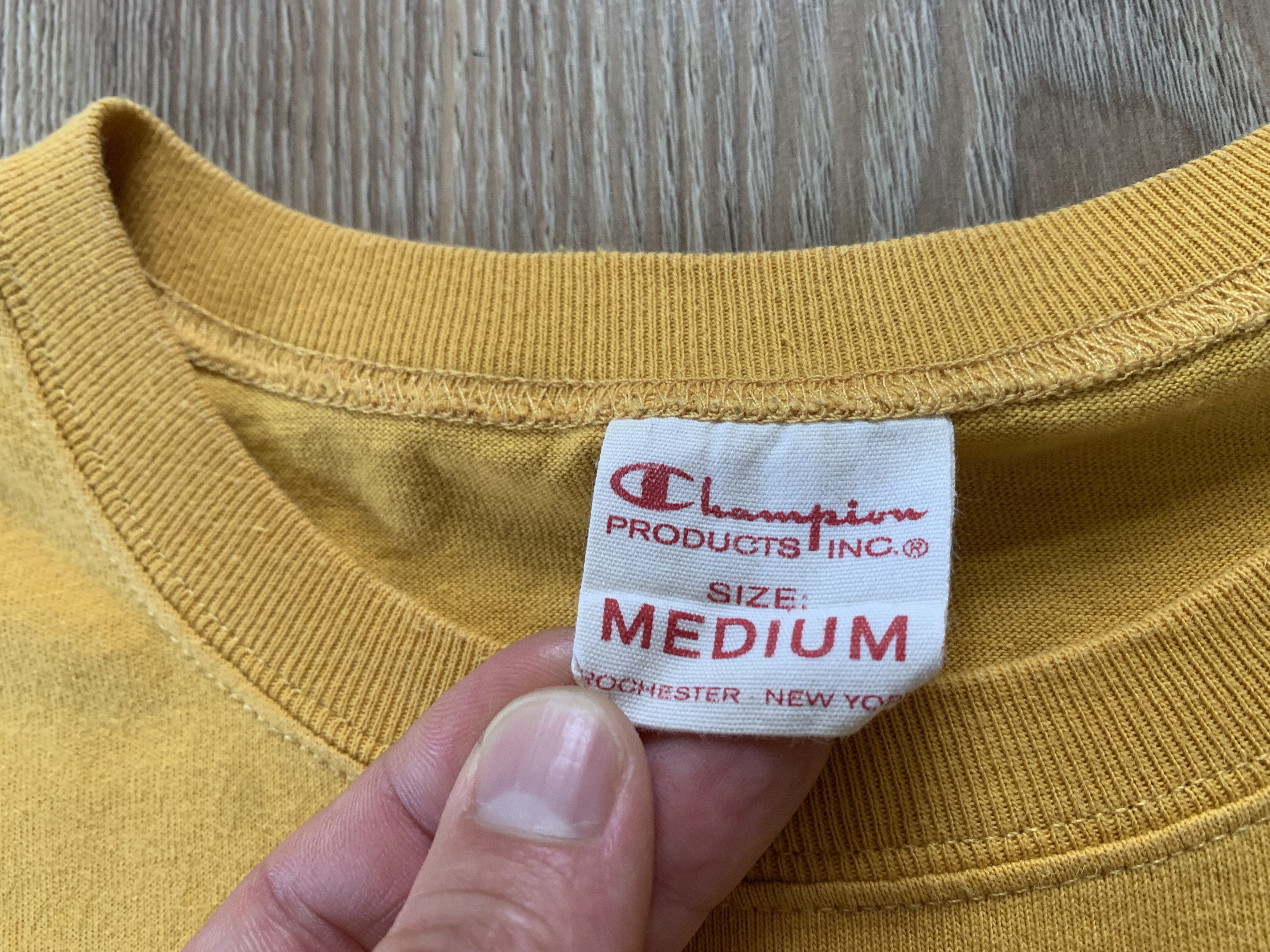 Champion × Vintage Champion Cotton Vintage T-Shirt Size US S / EU 44-46 / 1 - 6 Thumbnail