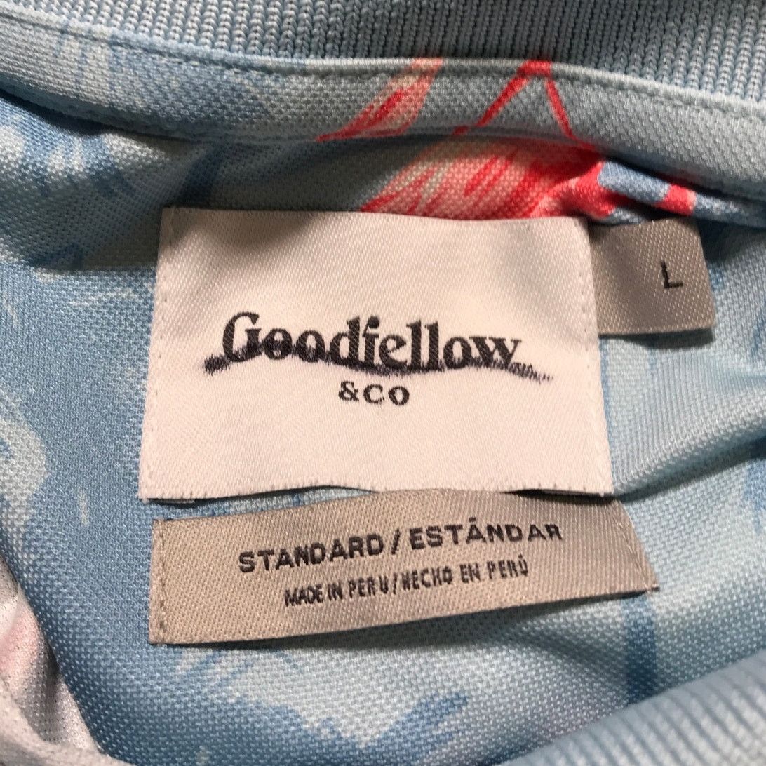 Other Goodfellow & Co Standard Pink Flamingo Collared Polo Shirt L Size US L / EU 52-54 / 3 - 3 Thumbnail