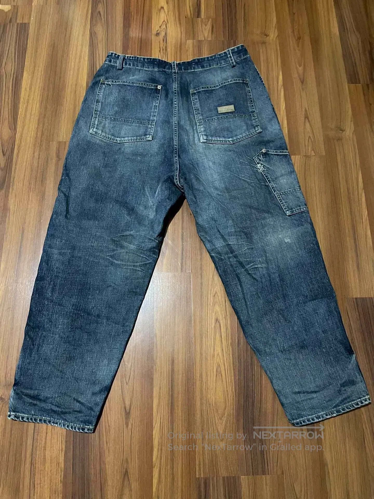 Madness MADNESS 19SS Baggy Suspender Jeans. Size US 30 / EU 46 - 2 Thumbnail