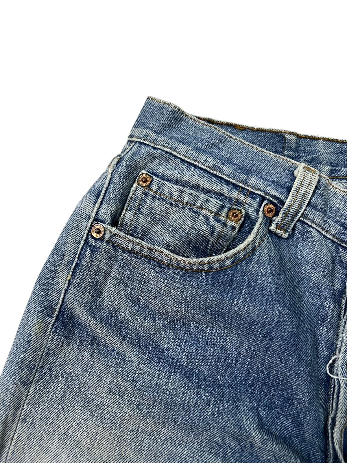 Levi's Vintage Levis 501 Distressed Faded Dirty Jean Size US 28 / EU 44 - 9 Thumbnail