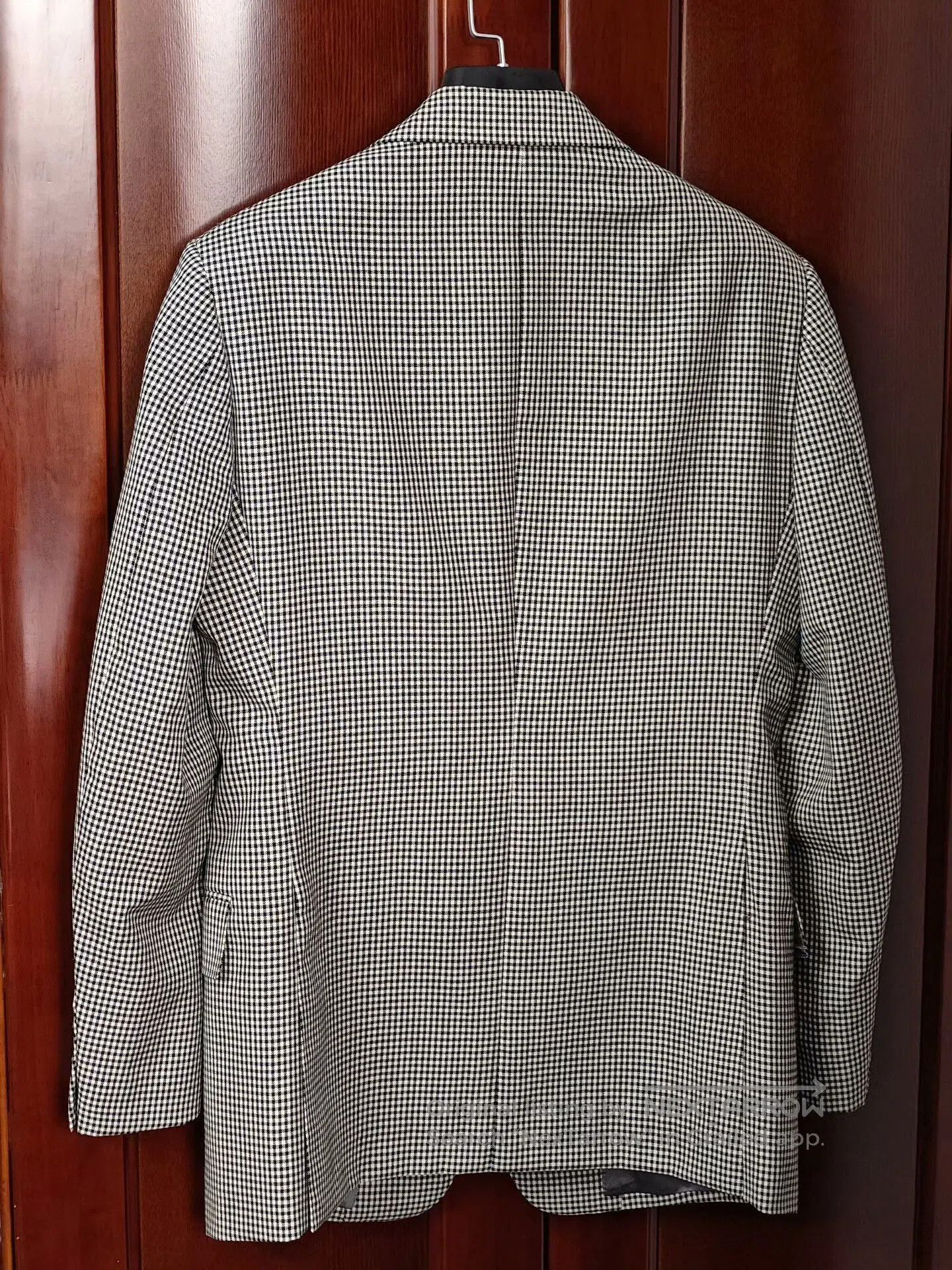 Japanese Brand Custom Black and White Check Suit. Size US M / EU 48-50 / 2 - 5 Thumbnail