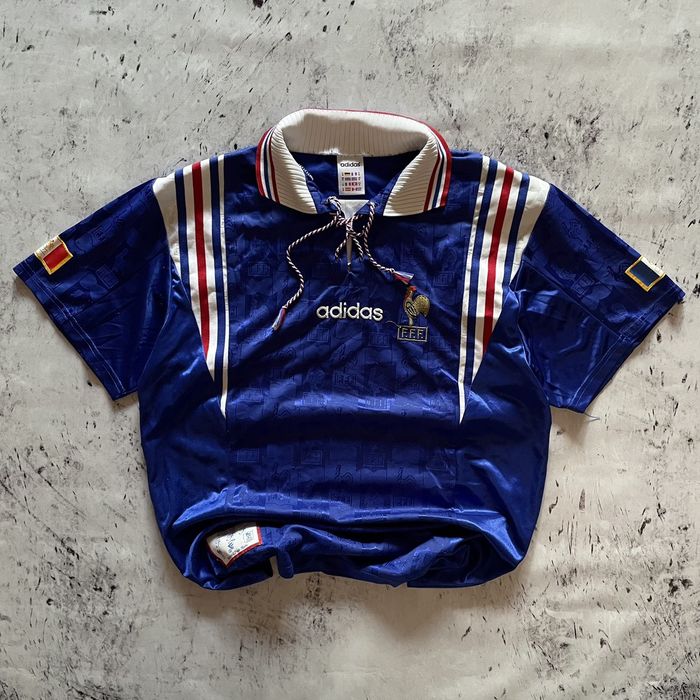 Adidas 1996 1998 France Vintage Soccer Jersey | Grailed