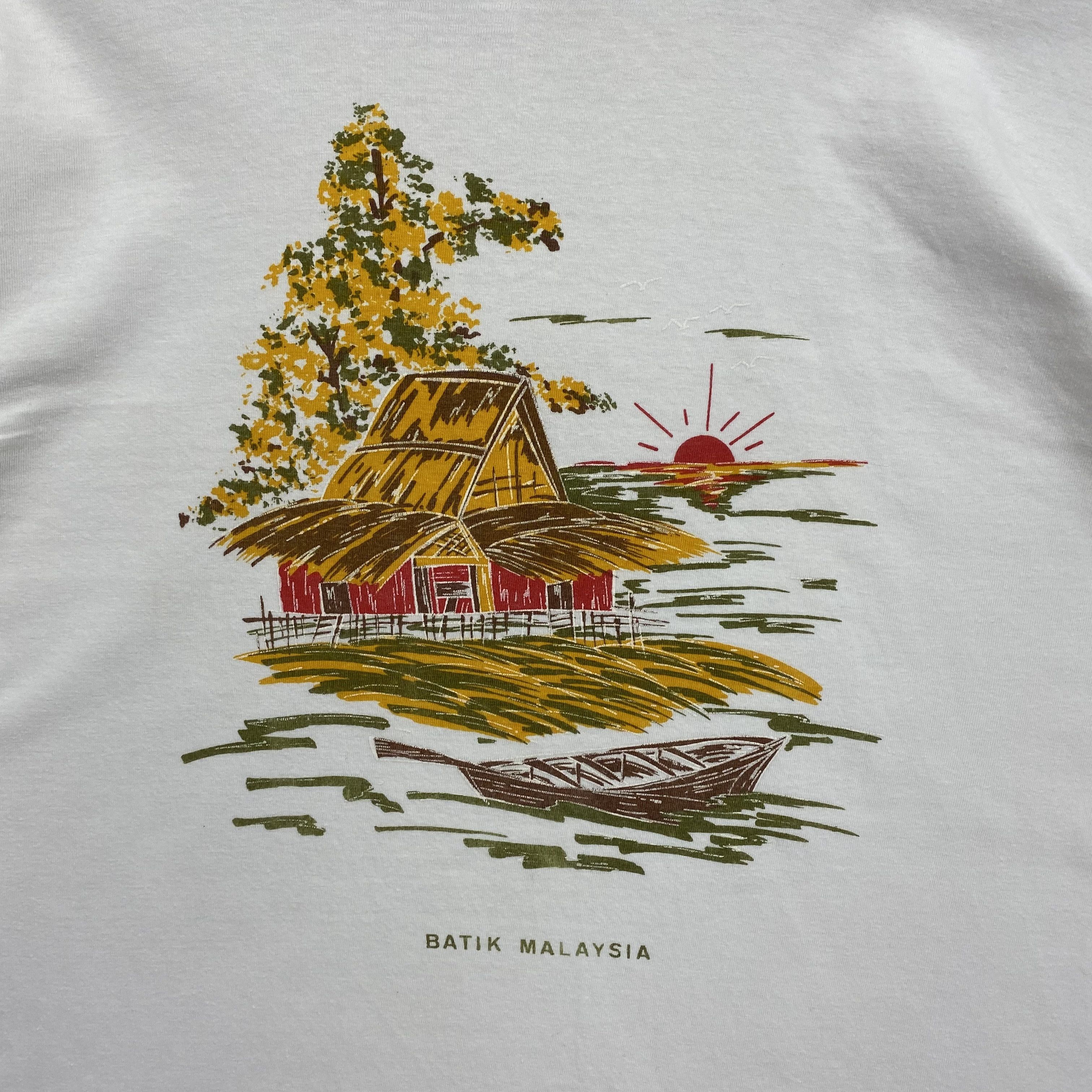 Vintage Vintage 80s Batik Malaysia T-Shirts Crewneck Tees Size US M / EU 48-50 / 2 - 2 Thumbnail