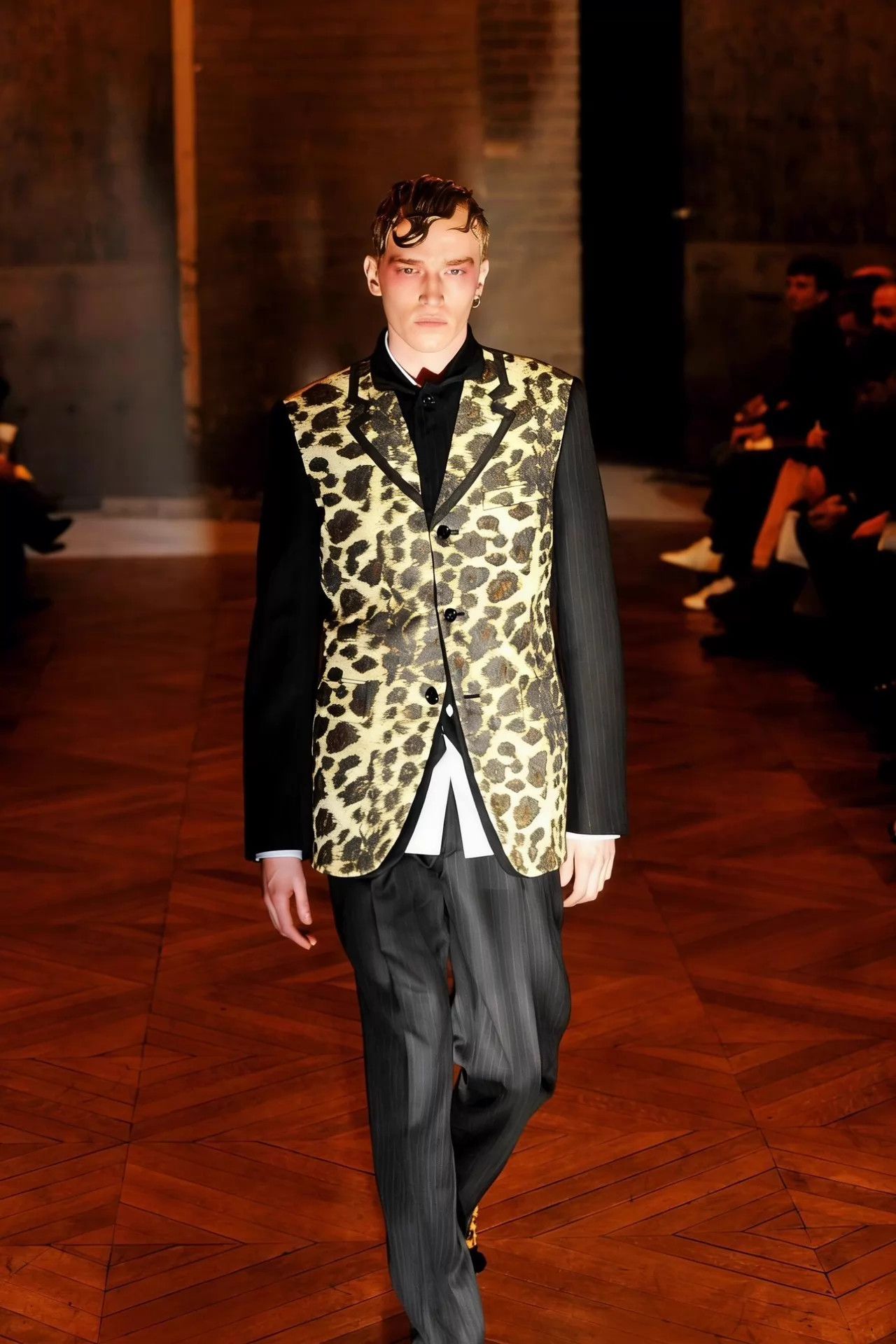 Comme des Garcons CDG HOMME PLUS 09AW Leopard Print Wool Jacket XS Size US XS / EU 42 / 0 - 3 Thumbnail