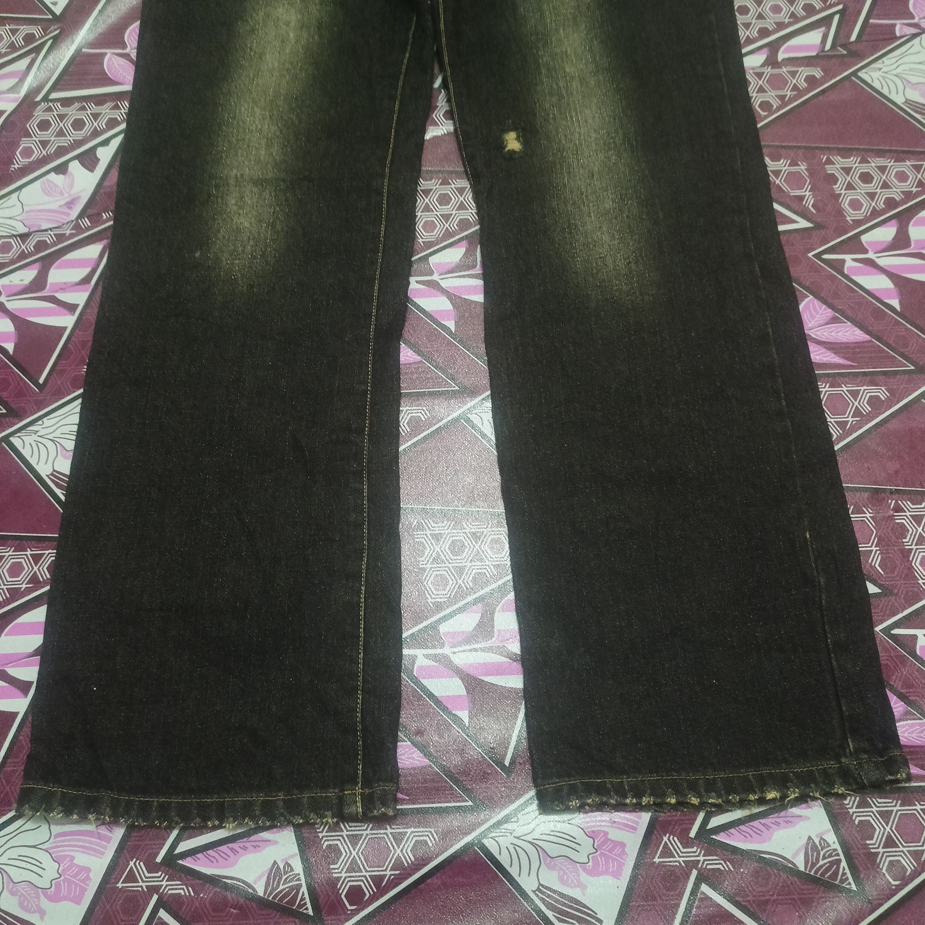 Japanese Brand Japanese CO&LU flared Black Jeans Size US 31 - 11 Thumbnail