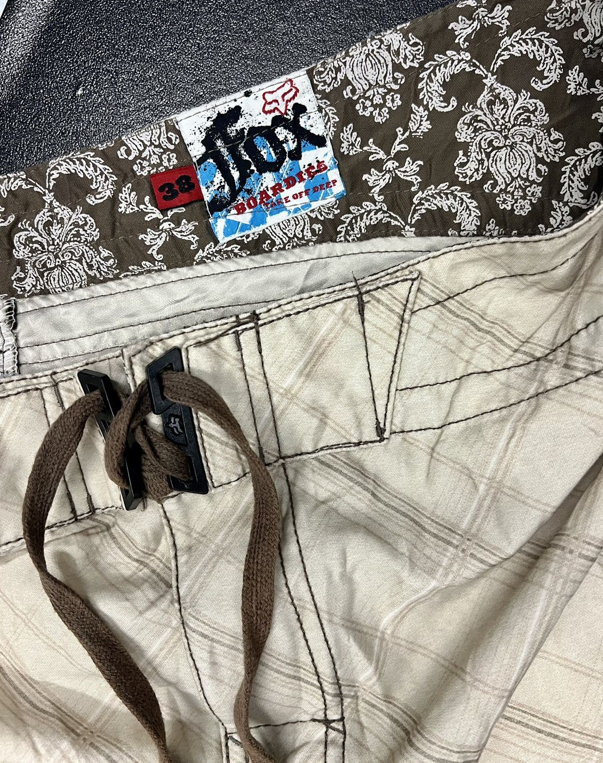 Fox Racing × Vintage Vintage Y2K Fox Racing Moto Shorts Size US 38 / EU 54 - 6 Thumbnail