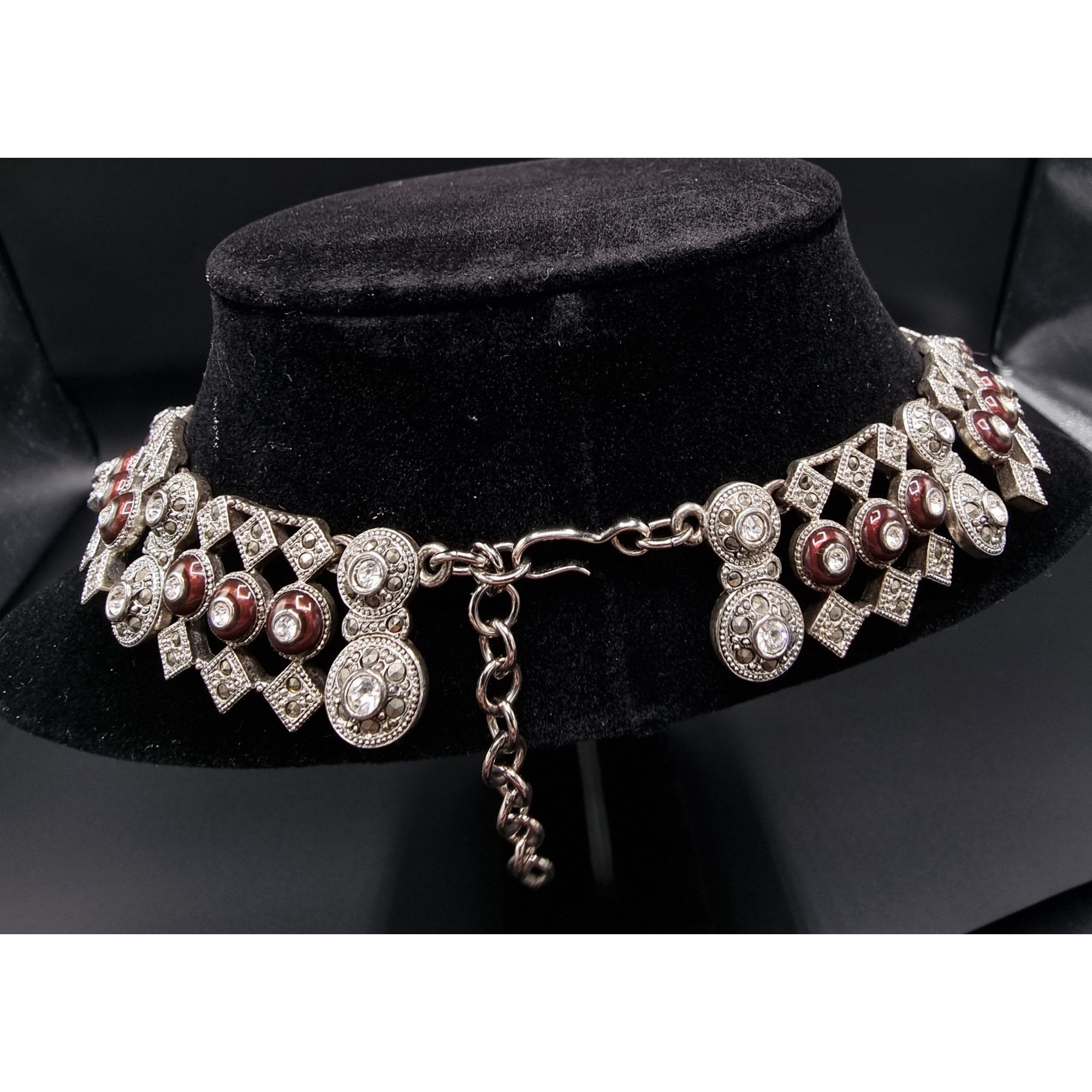 Monet Vintage MONET Signed 1980s-1990s Statement Necklace Size ONE SIZE - 4 Thumbnail