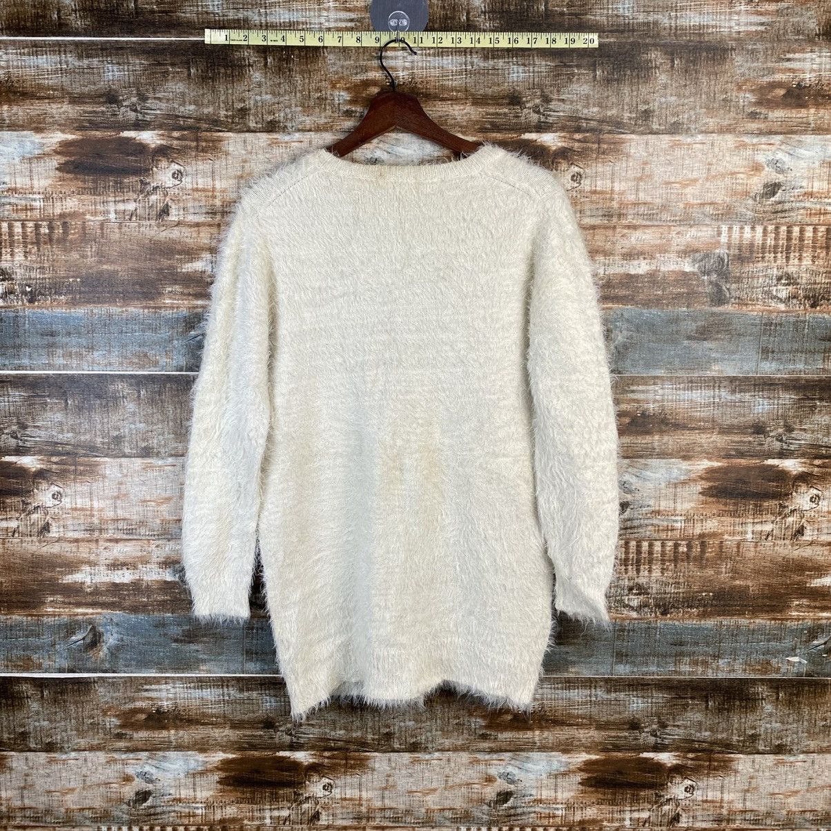 Japanese Brand DL Be Radiance Cream Mohair Shag Shaggy Knitwear #c1050 Size M / US 6-8 / IT 42-44 - 13 Thumbnail