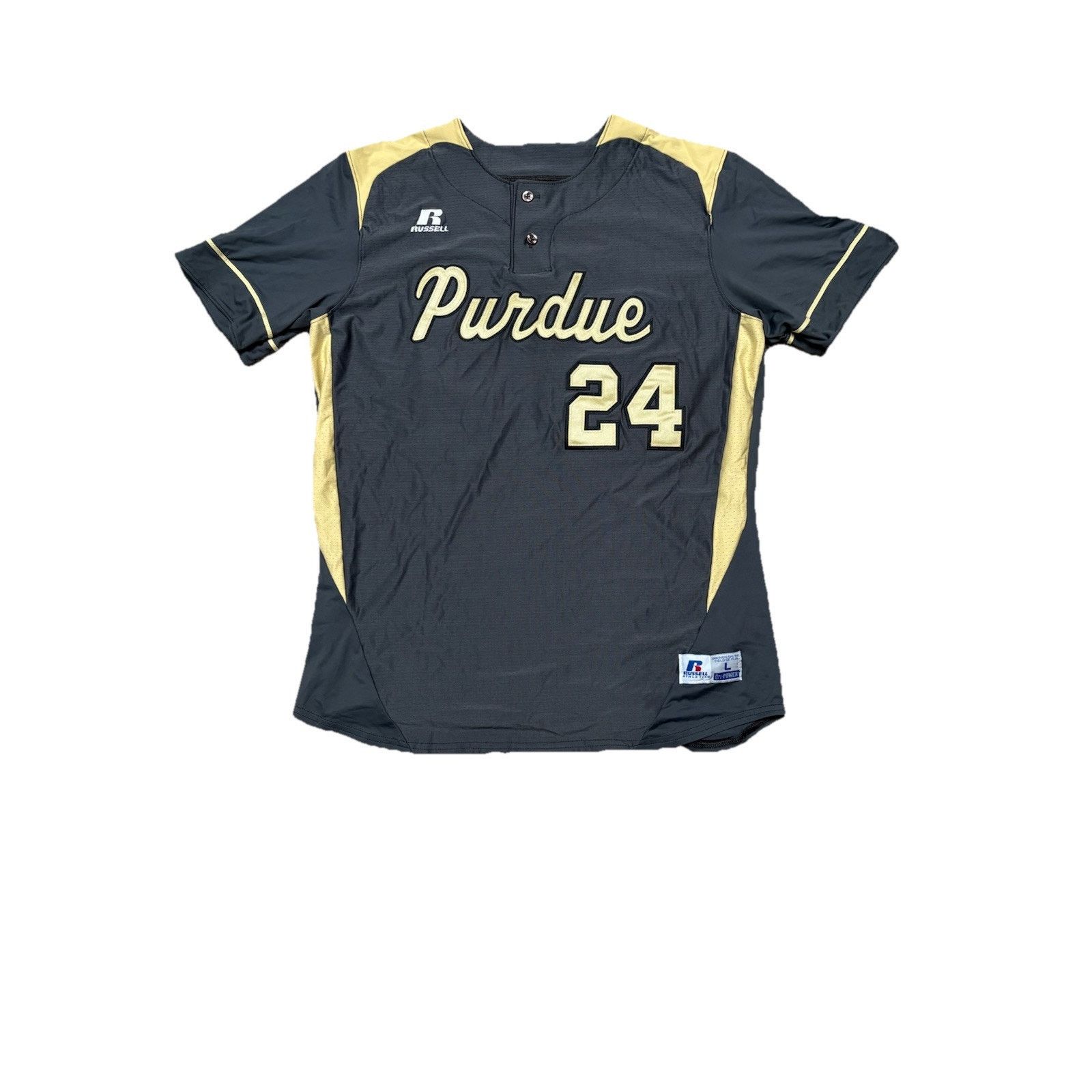 Russell Athletic NCAA PURDUE BOIlERMAKERS RUSSELL BASEBALL JERSEY MENS L Size US L / EU 52-54 / 3 - 1 Thumbnail