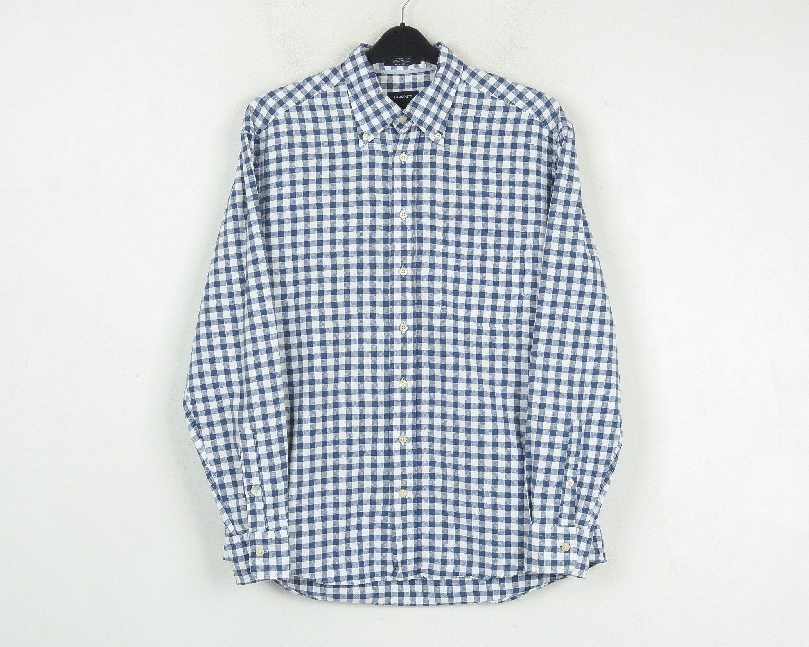 Gant GANT Regular Fit Casual Shirt Plaid Check Long Sleeve Size US L / EU 52-54 / 3 - 1 Thumbnail