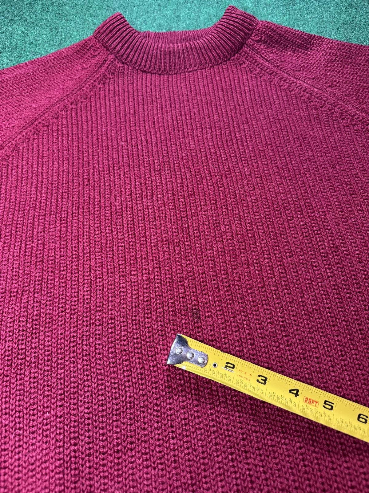 Pendleton × Vintage Vintage 90s Pendleton 100% Wool Red Knit Crewneck Sweater Size US XL / EU 56 / 4 - 6 Thumbnail