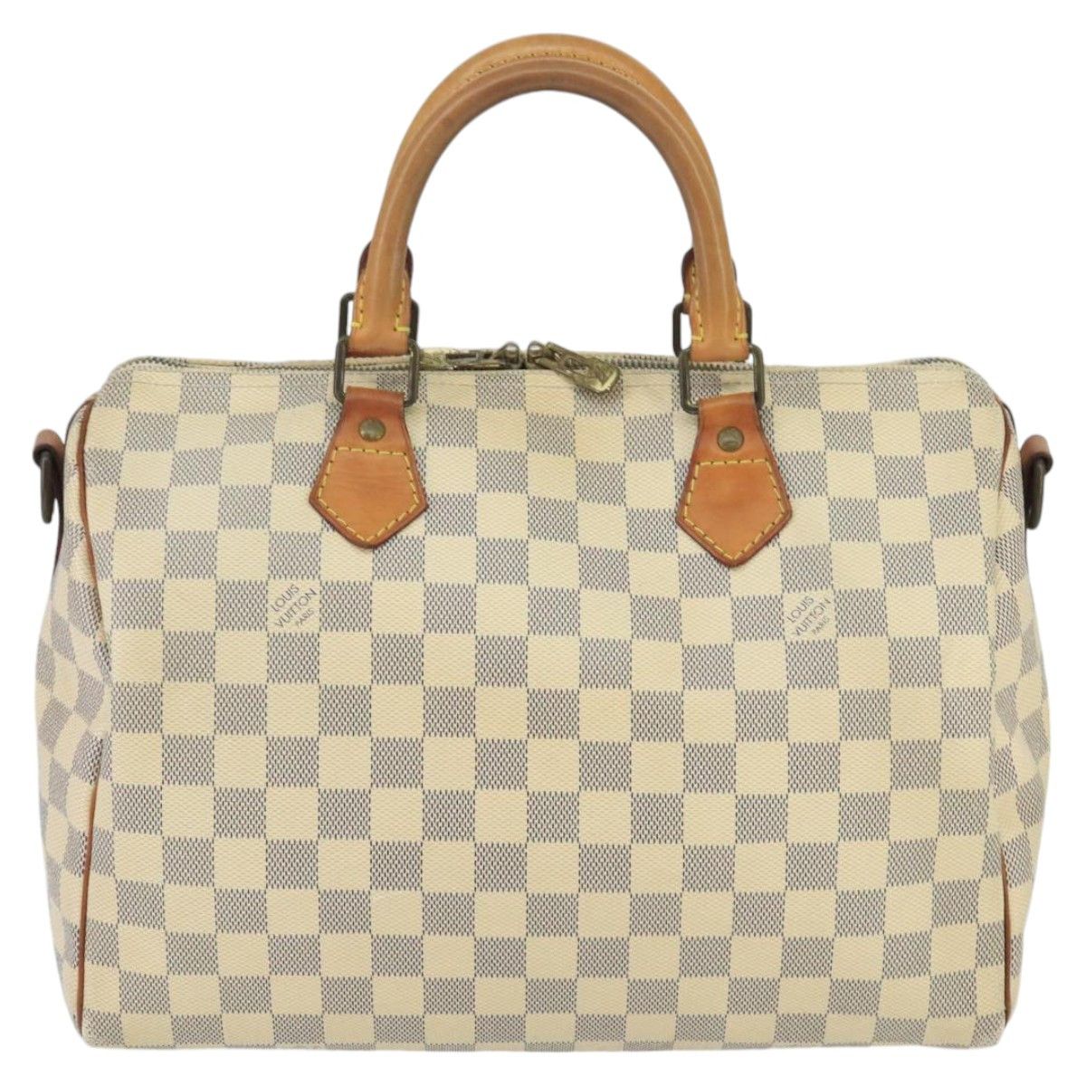 Louis Vuitton Speedy Bandoulière 30 White Canvas Handbag (Pre-Owned) Size ONE SIZE - 1 Thumbnail