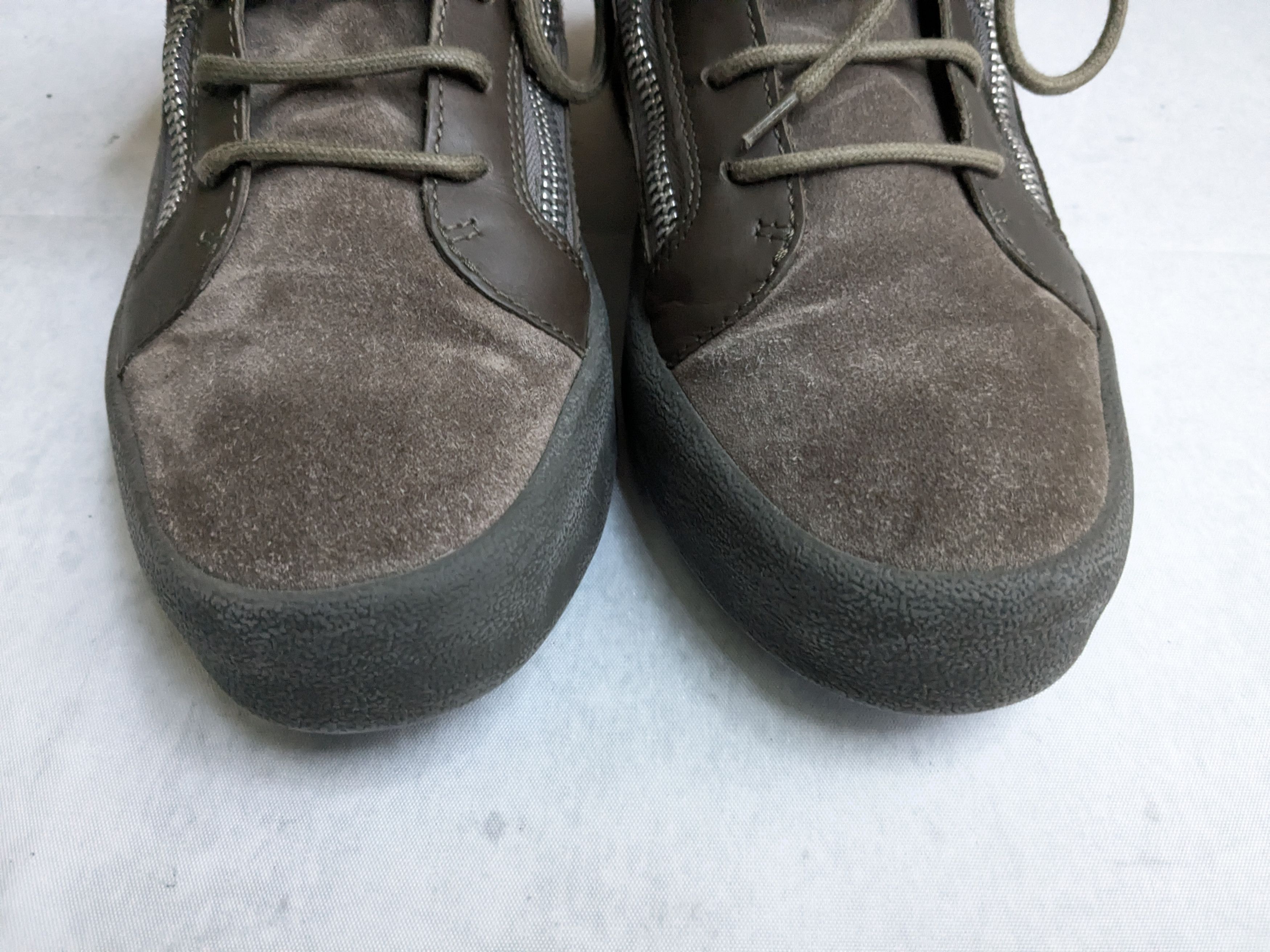 Giuseppe Zanotti Giuseppe Zanotti High Tops Brown Suede 11 44 High Size US 11 / EU 44 - 4 Thumbnail