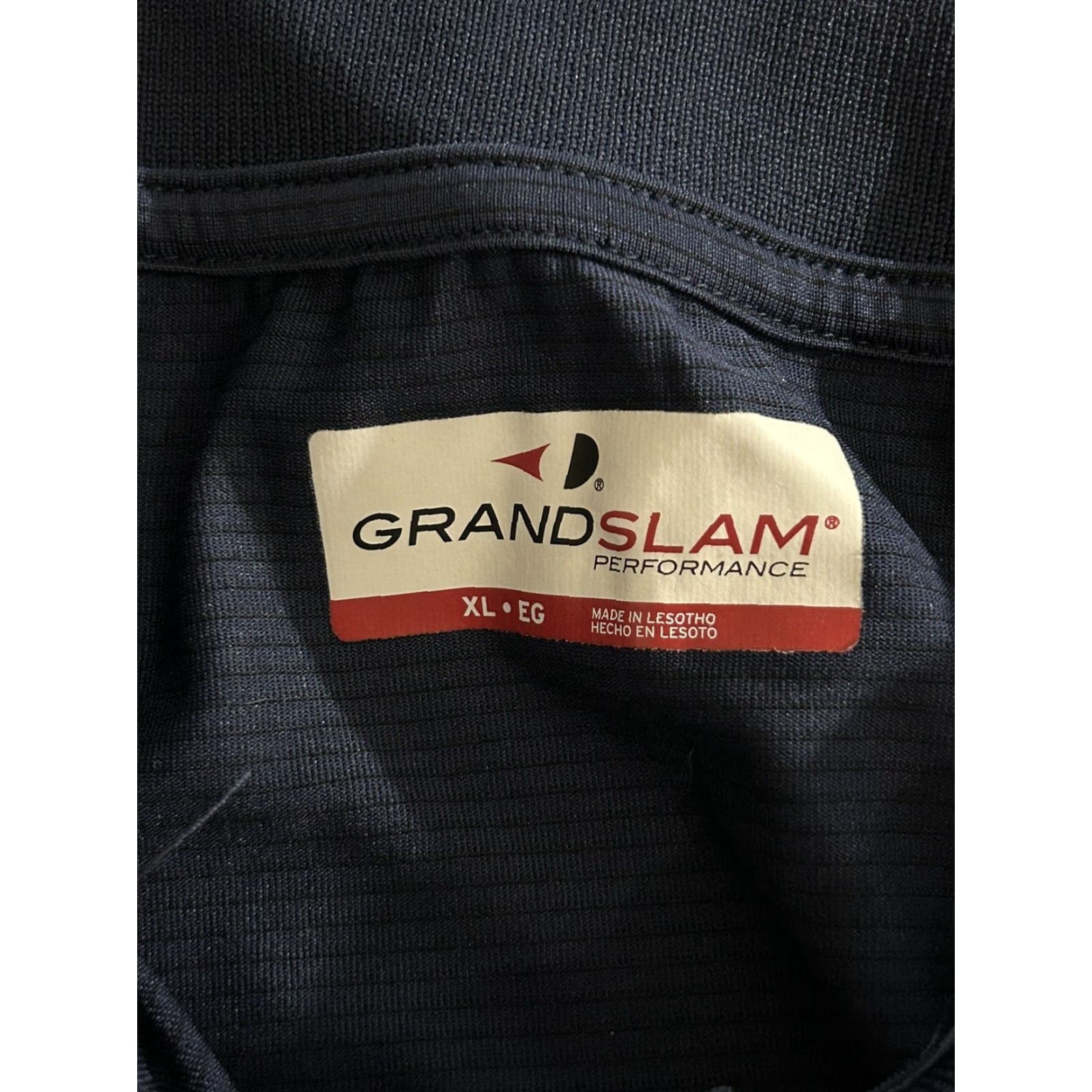 Vintage **Grand Slam Mens Golf Polo Shirt XL Navy Blue** User: Grand Slam Mens Golf Polo Shirt XL Navy Blue Size US XL / EU 56 / 4 - 4 Thumbnail