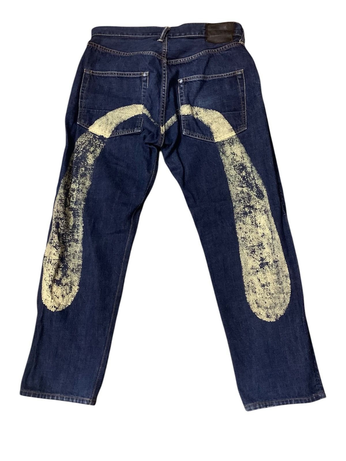 Evisu Evisu Big Logo Selvedge Denim Jeans Size US 35 - 1 Thumbnail