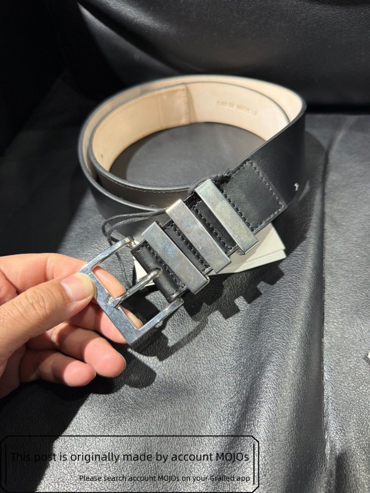 Balmain Sz 90 Balmain Triple Silver Buckle Belt mojos1107 Size ONE SIZE - 1 Thumbnail