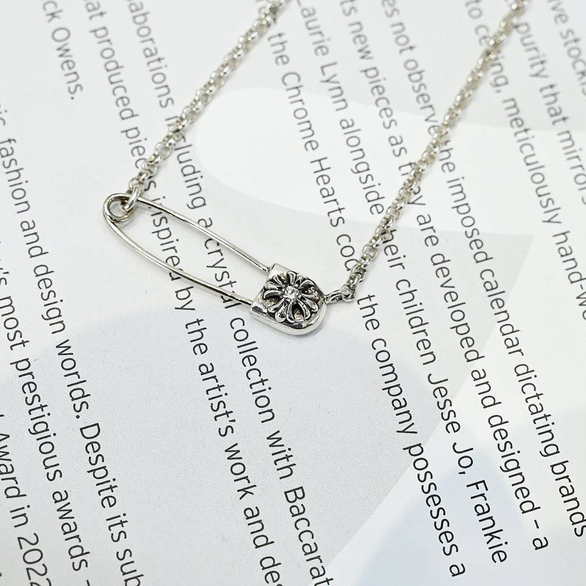 Chrome Hearts CHROME HEARTS SAFETY PIN DIAMOND DOG SILVER Size ONE SIZE - 2 Thumbnail