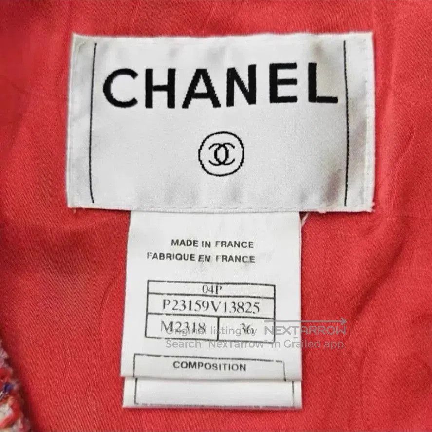 Chanel Chanel Vintage 04P Tweed Fringe Jacket. Size US XS / EU 42 / 0 - 4 Thumbnail