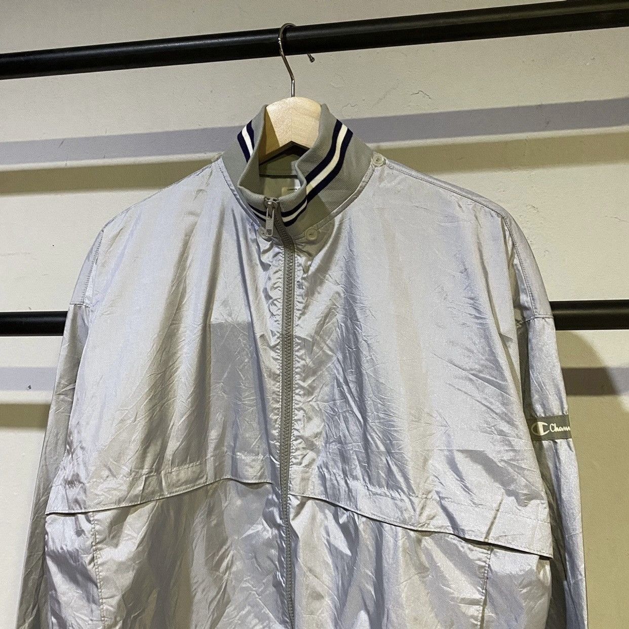 Champion × Vintage Vintage Champion Windbreaker Jacket Size US L / EU 52-54 / 3 - 4 Thumbnail