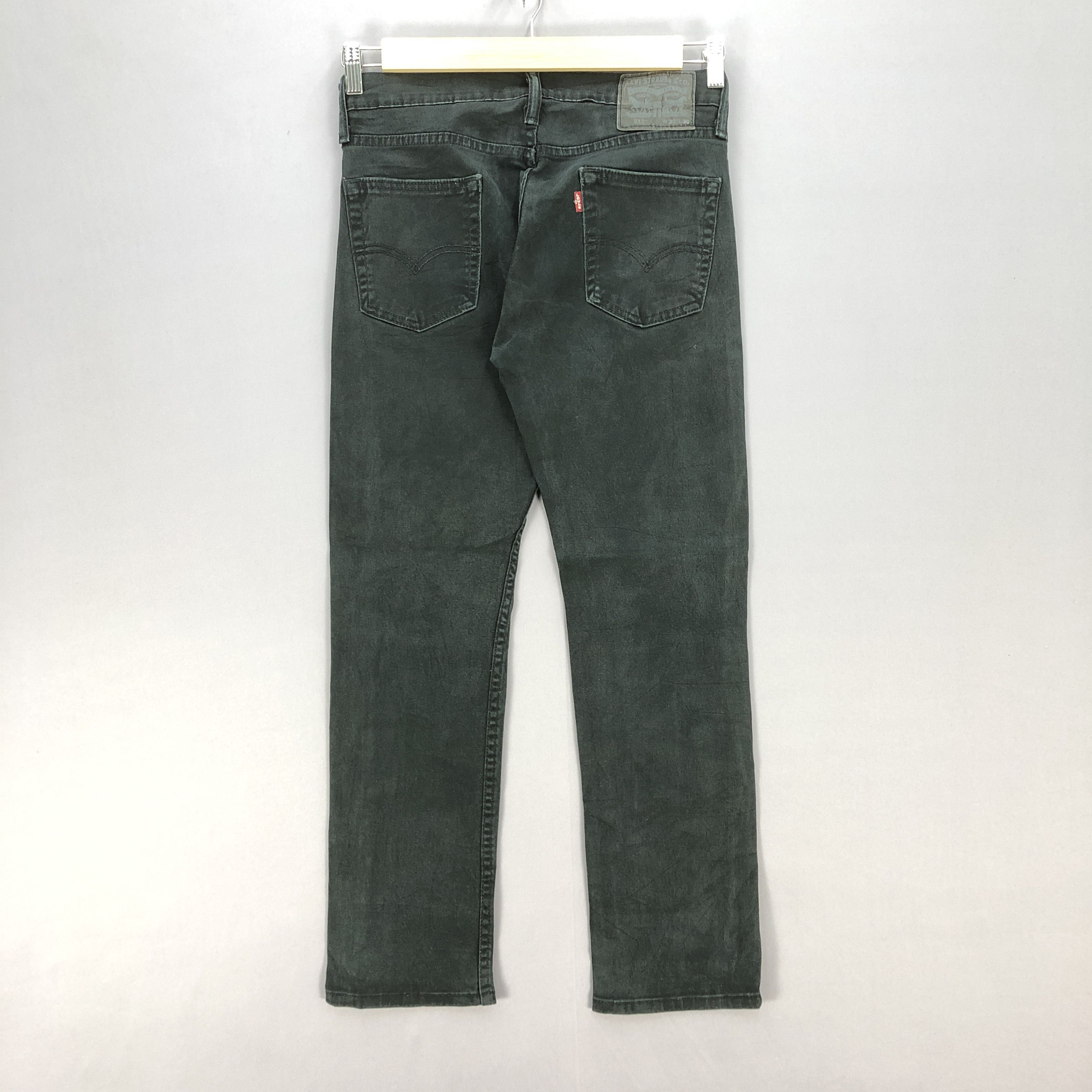 Levi's Vintage Levis Distressed Jeans Levi's Painter Black Denim Size US 30 / EU 46 - 2 Thumbnail