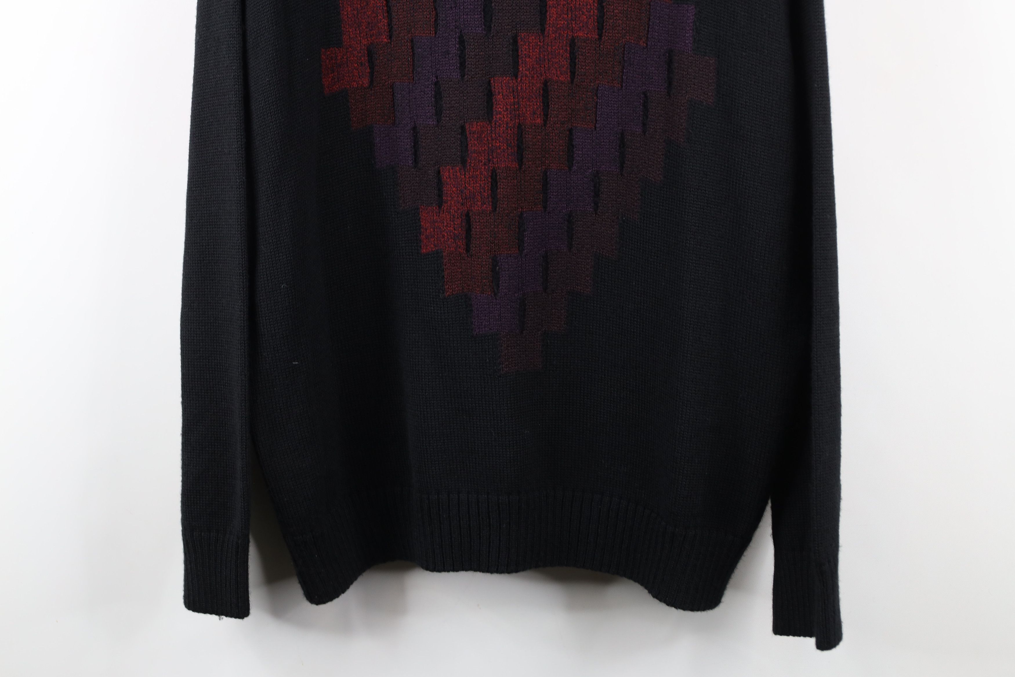 Vintage Vintage 90s Coogi Style Bassmaster Knit Geometric Sweater Size US XL / EU 56 / 4 - 3 Thumbnail