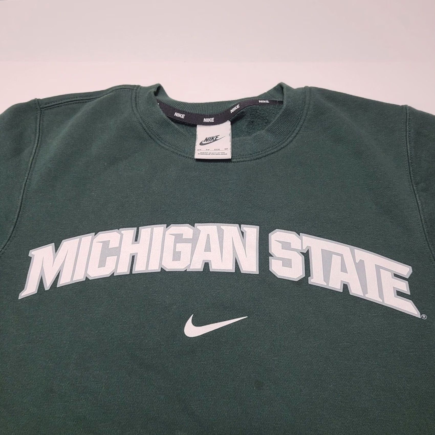 Nike Nike Michigan State Spartans Sweatshirt Mens Size XS Crewneck Cotton Blend Size US XS / EU 42 / 0 - 2 Thumbnail