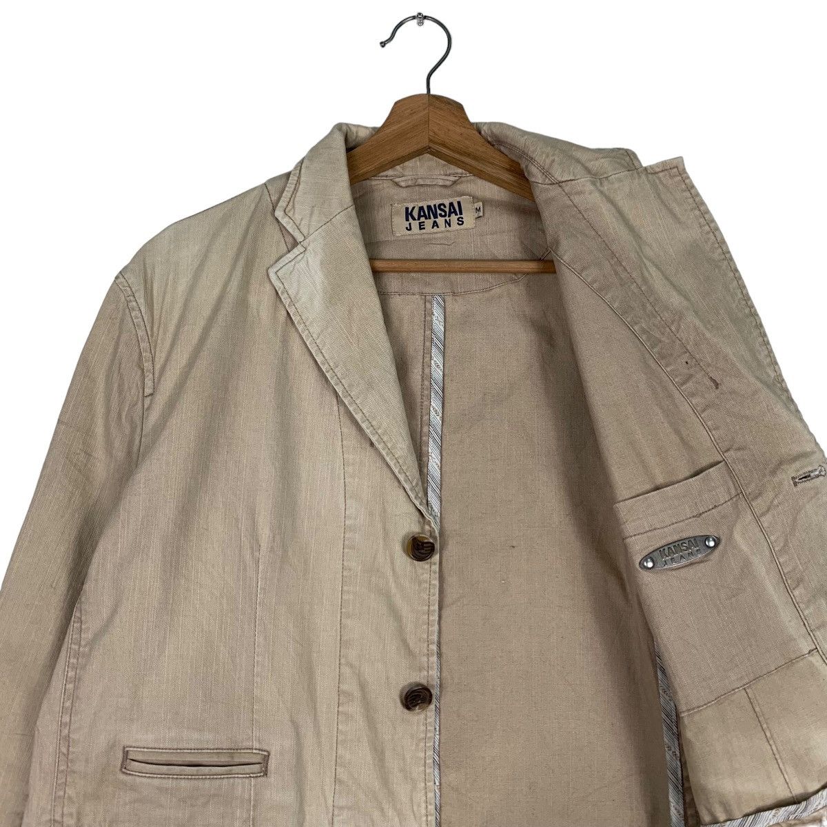 Kansai Yamamoto KANSAI JEANS Sun Burn Casual Jacket #0651-C30 Size US M / EU 48-50 / 2 - 10 Thumbnail