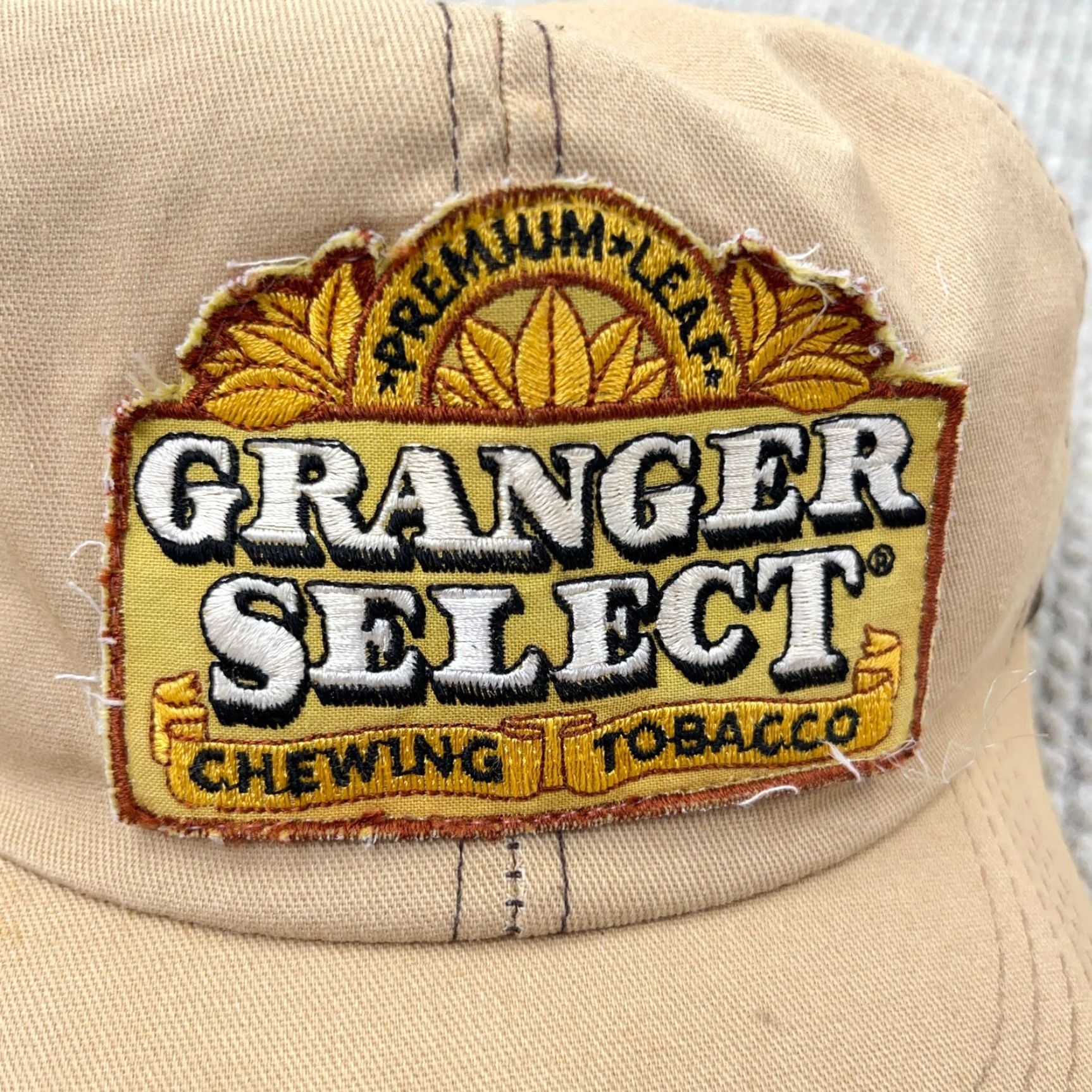 Vintage VINTAGE American Trucker Hat Men Adjustable 80s 90s Retro USA Casual Outdoor Brown Size ONE SIZE - 3 Thumbnail