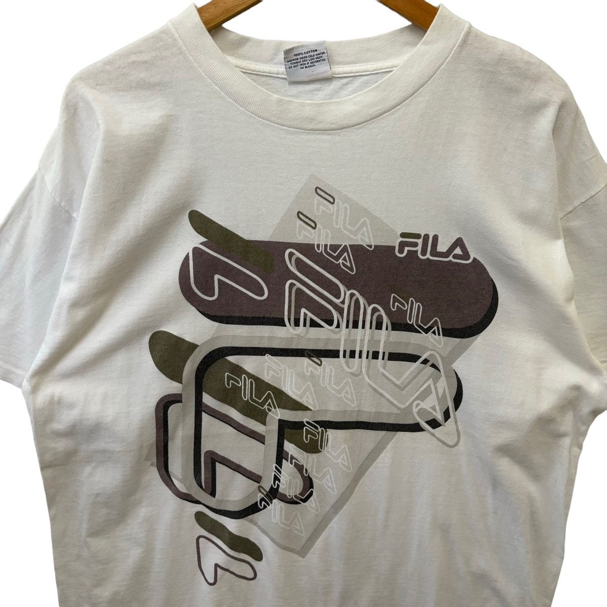 Fila × Vintage Vintage Fila Sportwear Tshirt Big Logo Size US L / EU 52-54 / 3 - 4 Thumbnail