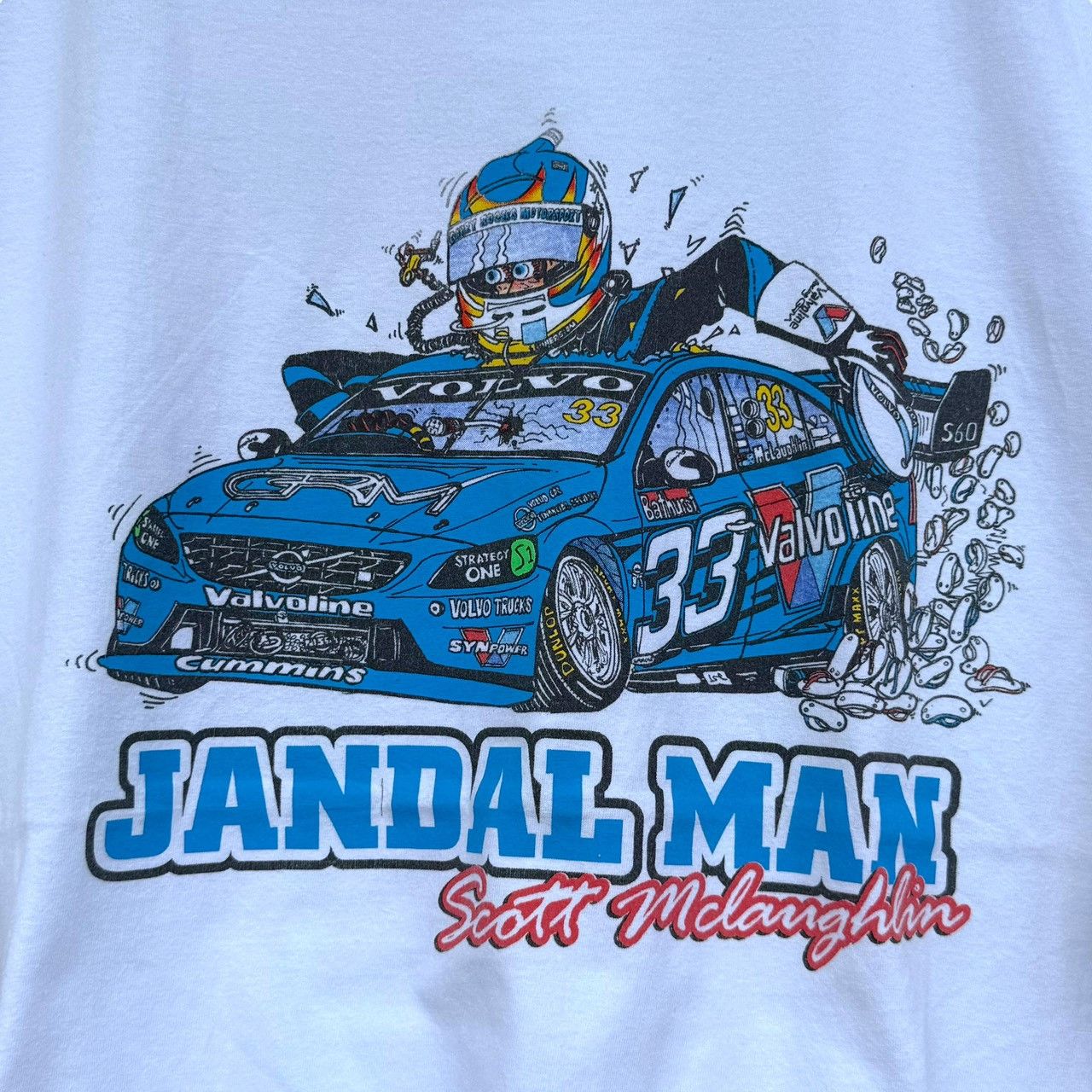 NASCAR Scott McLanghlin Racing Driver Volvo Tee Size US XL / EU 56 / 4 - 3 Thumbnail