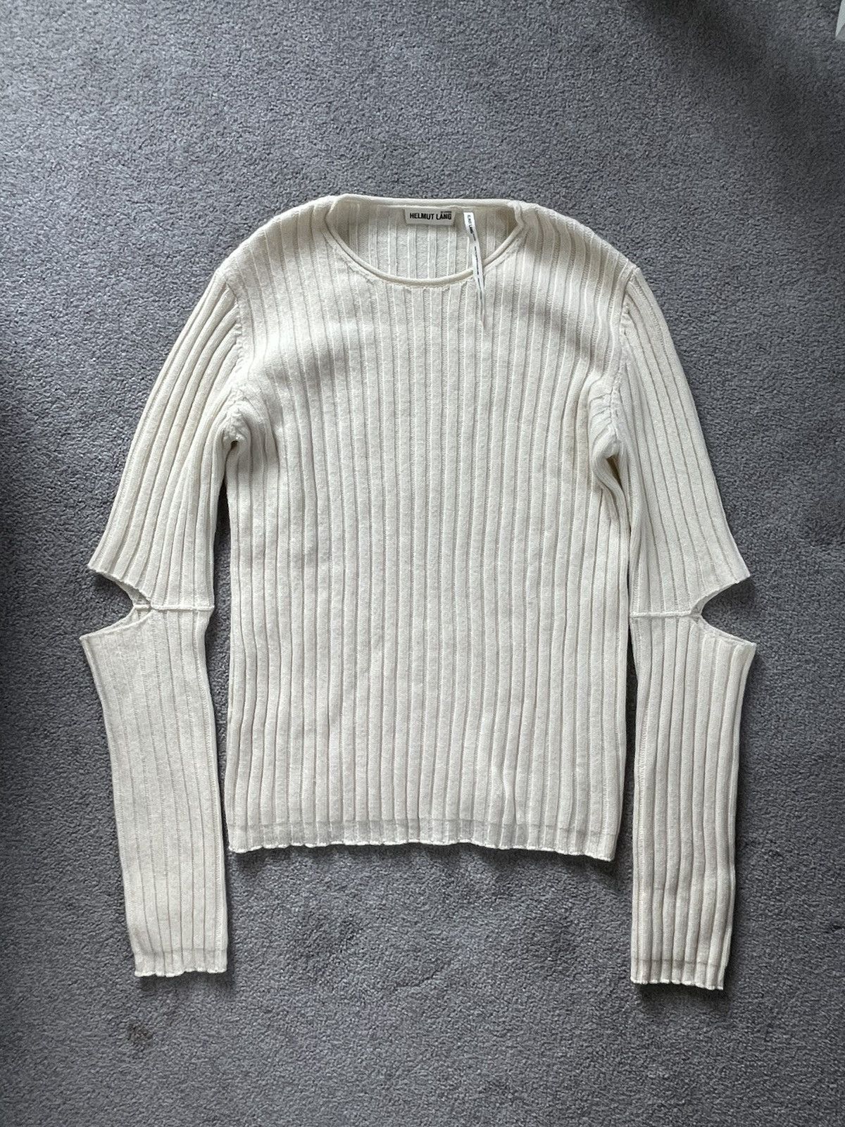 Helmut Lang Helmut Lang Elbow Slash Sweater Grailed