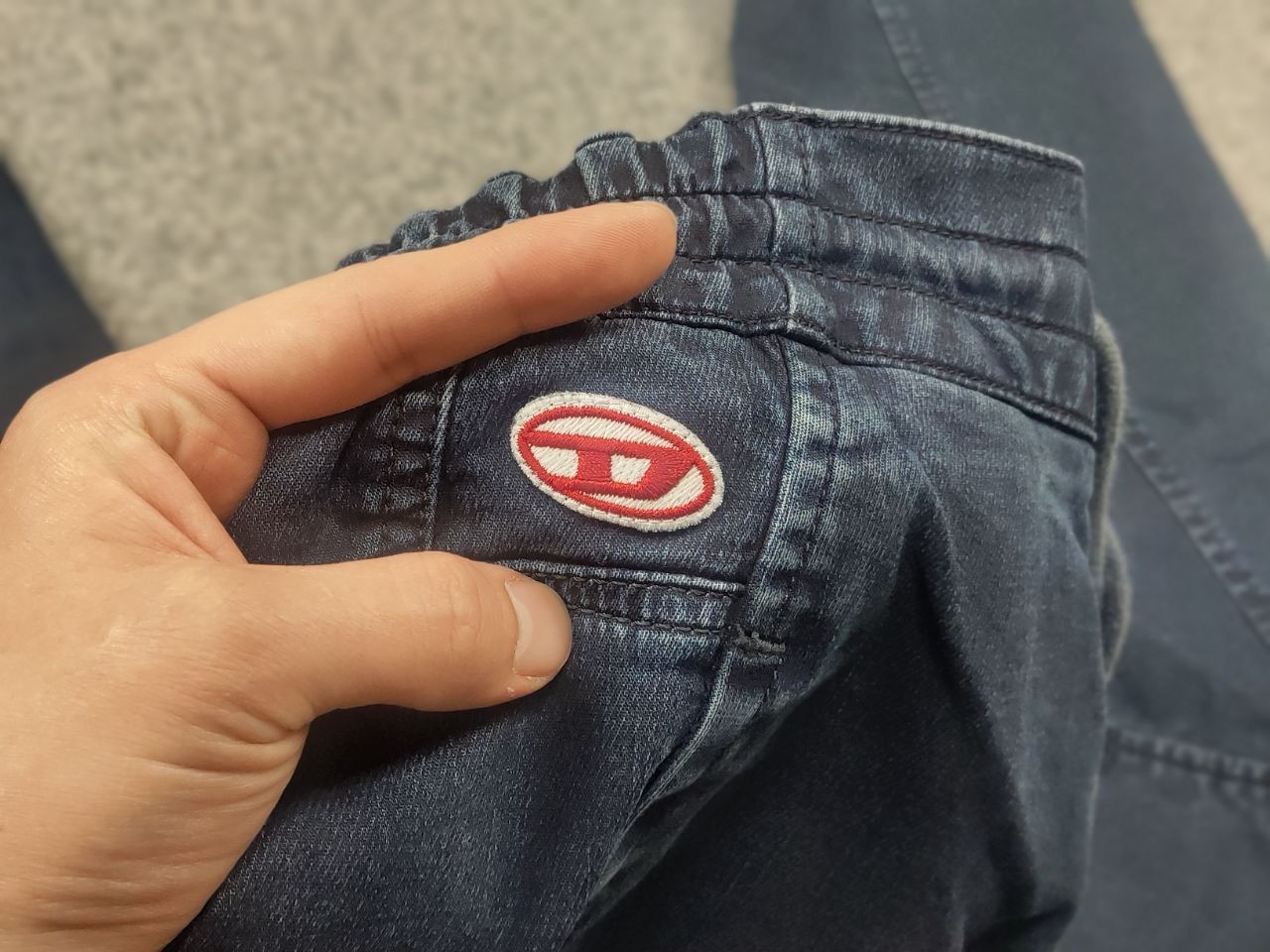Diesel Diesel d krailey e ne Sweat Blue Denim Cropped Jeans Vintage Size 26" / US 2 / IT 38 - 9 Thumbnail