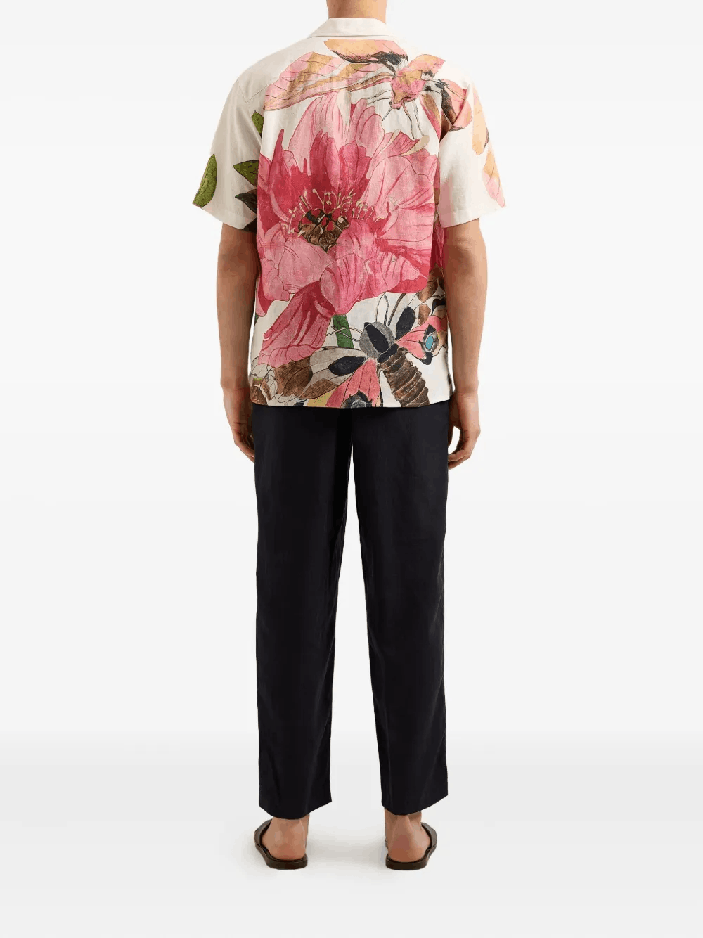 Other Men’s Pink Floral Bowling Shirt Size US S / EU 44-46 / 1 - 4 Thumbnail