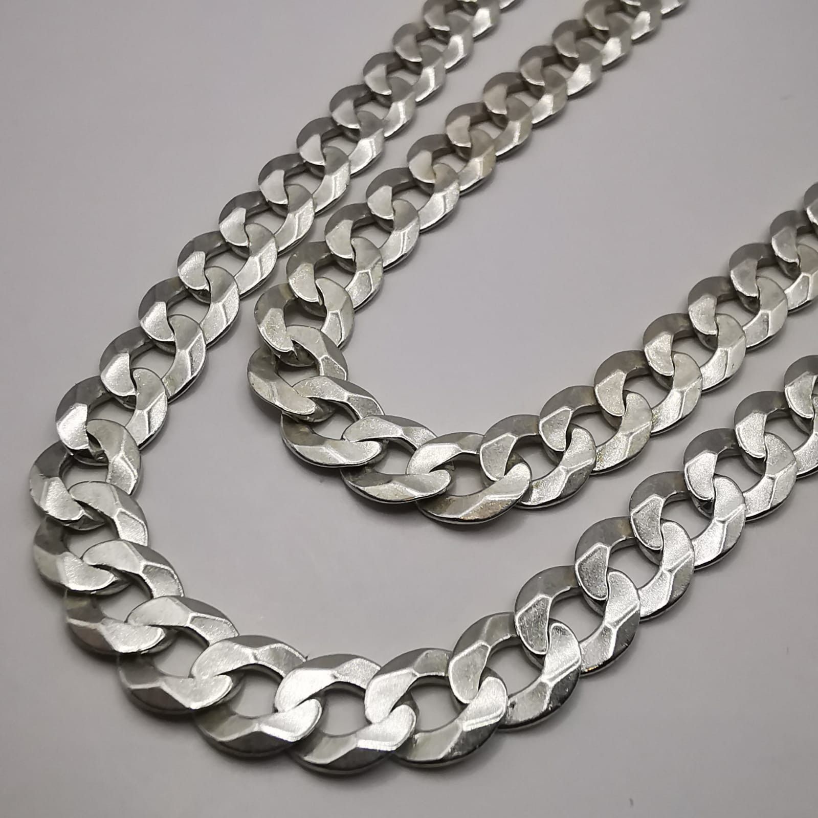 Sterling Silver Vintage Jewelry Chain, 925 Sterling Silver, Signed 29,10g Size ONE SIZE - 5 Thumbnail