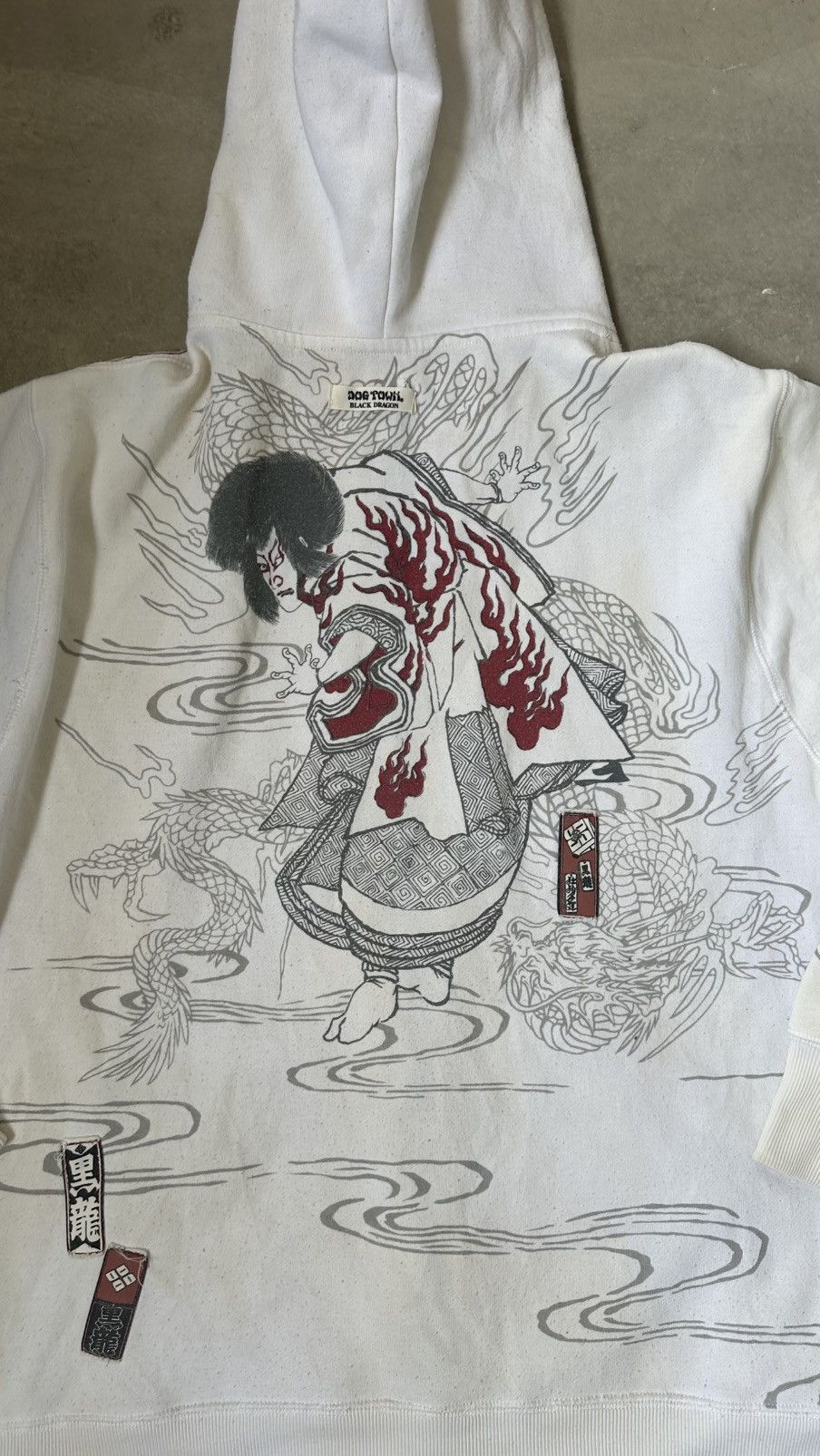 Japanese Brand VINTAGE DOG TOWN BLACK DRAGON HOODIE Size US XL / EU 56 / 4 - 12 Thumbnail