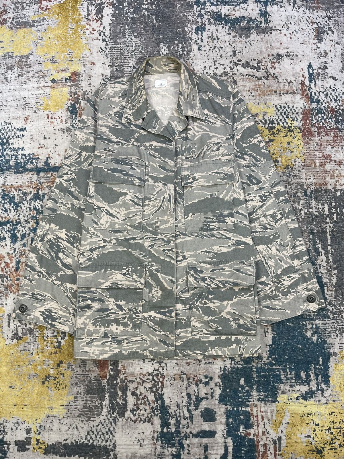 Vintage Vtg US Air Force Camouflage Utility Field Jacket Size S / US 4 / IT 40 - 1 Thumbnail