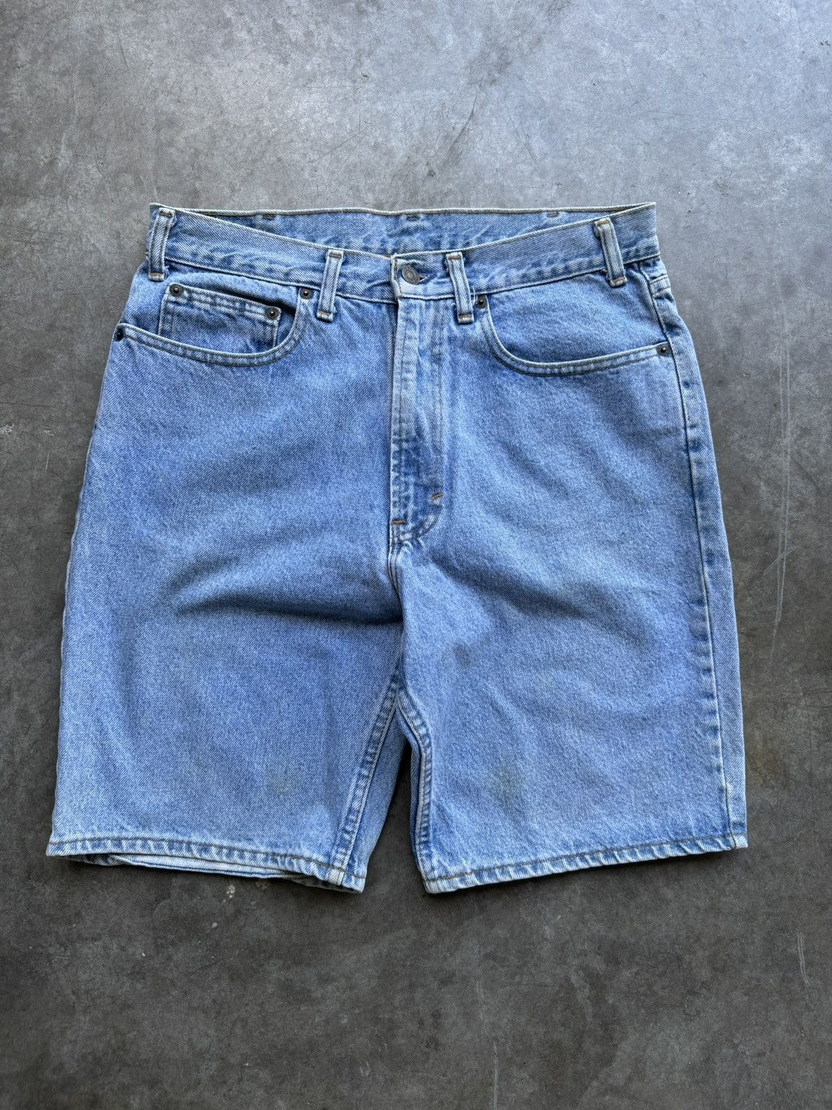 Levi's Vintage 90’s/00’s Levi’s Style Light Denim Jean Shorts Size US 32 / EU 48 - 1 Thumbnail