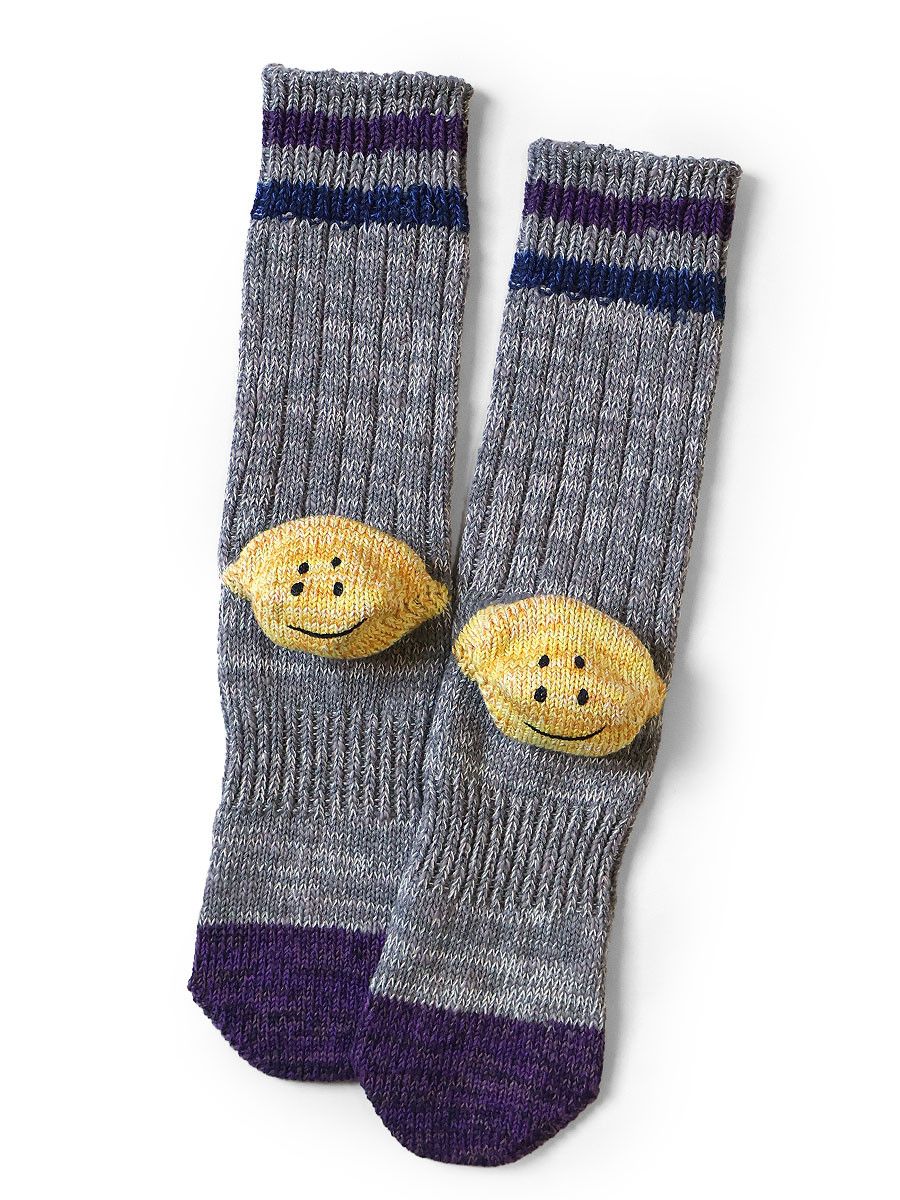 Kapital Kapital IVY RAINBOWY HAPPY HEEL Socks Size ONE SIZE - 1 Preview