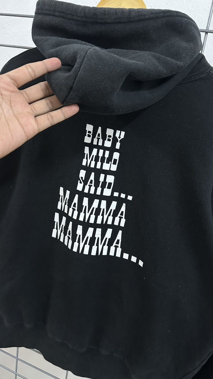 Vintage Vintage 2001 Bape Baby Milo Nowhere Co Ltd Parody Hoodie Size US M / EU 48-50 / 2 - 12 Thumbnail