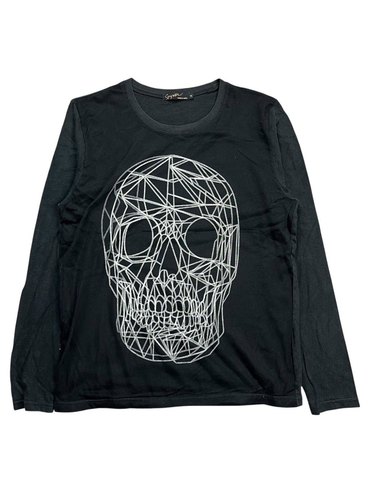 If Six Was Nine 2000s Spyware - Skullhead Layered Mesh Longsleeve Size US M / EU 48-50 / 2 - 2 Thumbnail