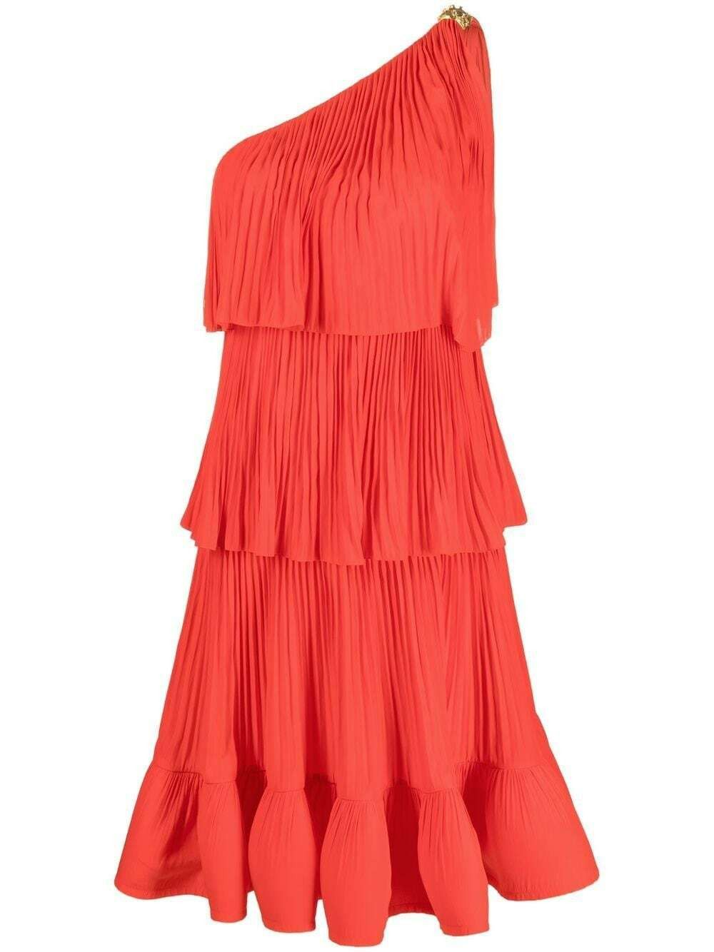 Lanvin o1y0326 Mini Dress in Red Size M / US 6-8 / IT 42-44 - 1 Thumbnail