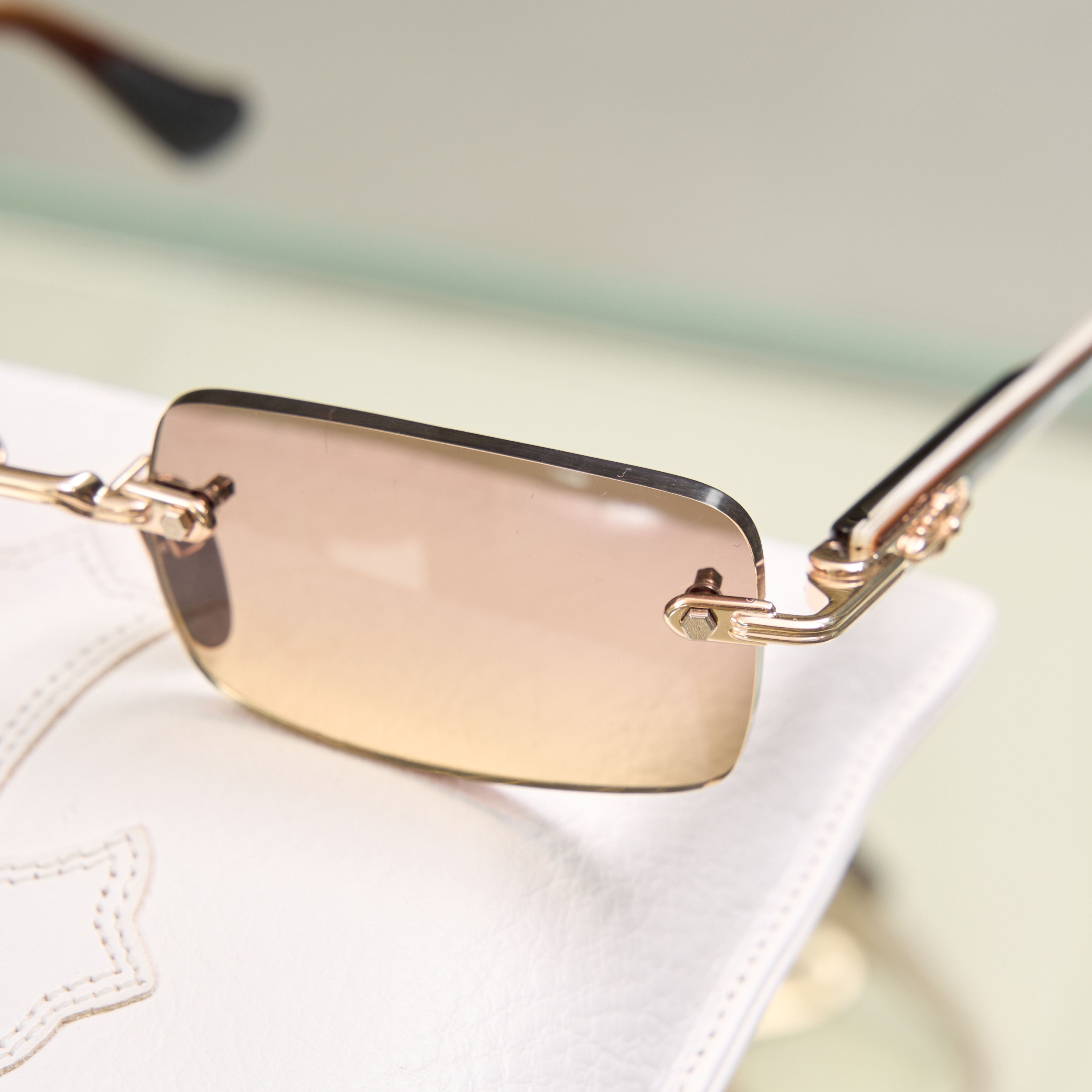 Chrome Hearts CHROME HEARTS DEEP I GOLD PLATED/BROWN BONE BROWN Size ONE SIZE - 2 Thumbnail