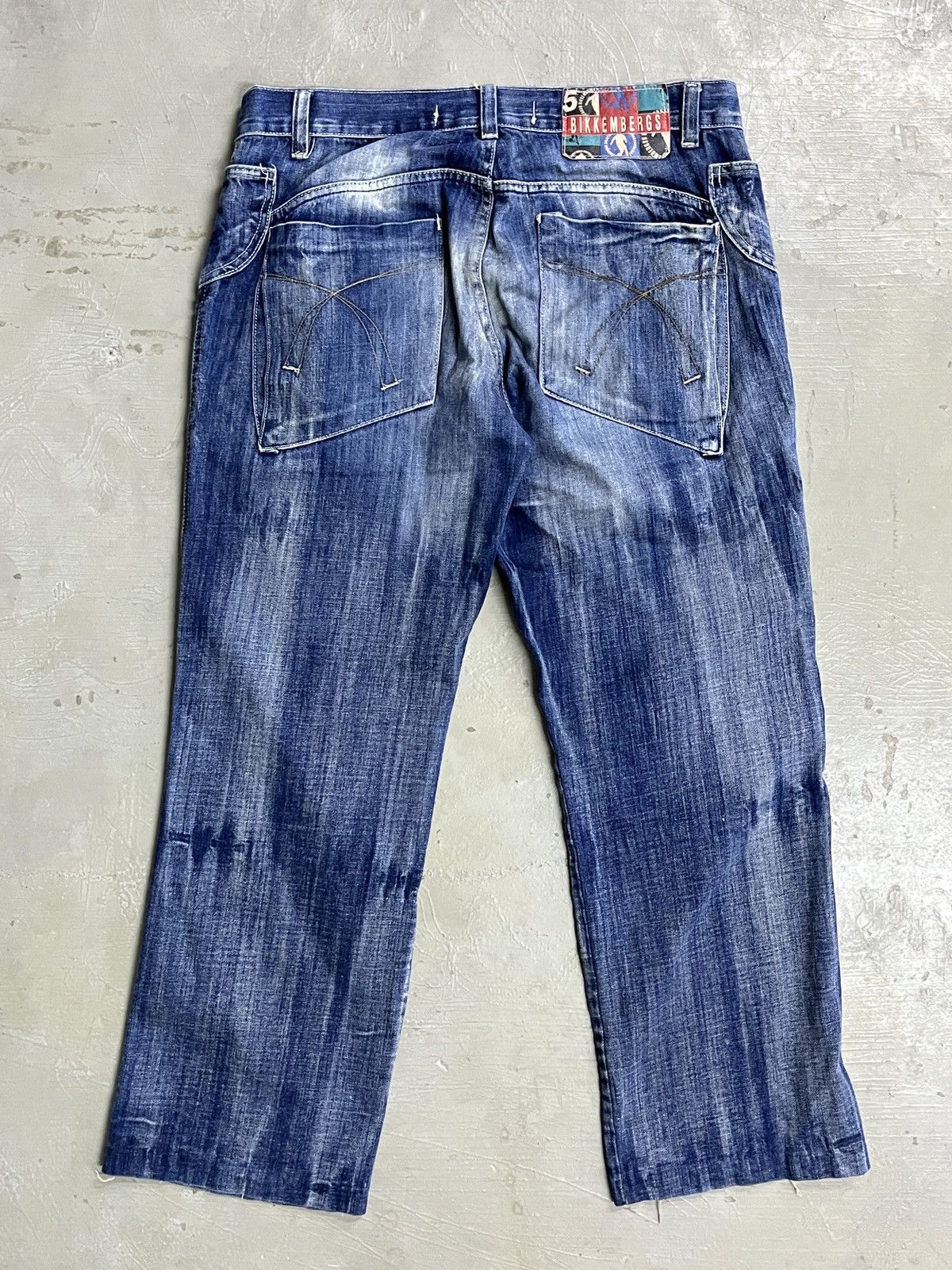 Dirk Bikkembergs Dirk Bikkembergs Vintage Denim LGB style Tactical Pants Size US 34 / EU 50 - 3 Thumbnail