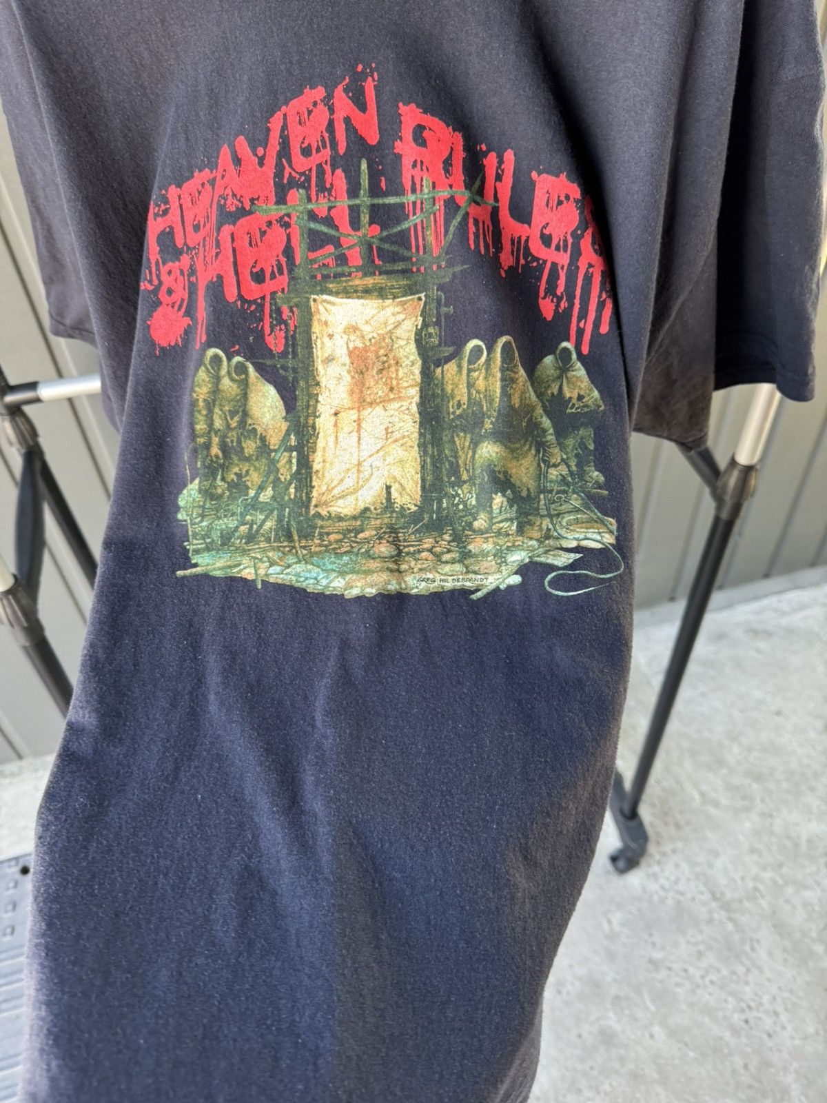 Band Tees × Vintage Vintage 2007 Heaven Hell Tour T Shirt Ozzy Y2K Tee Size US XL / EU 56 / 4 - 10 Thumbnail