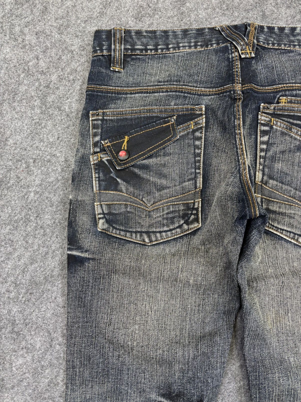 Japanese Brand 💥FLARE💥Archival Streetwear NCFM Sick Fades Denim F703 Size US 30 / EU 46 - 18 Thumbnail