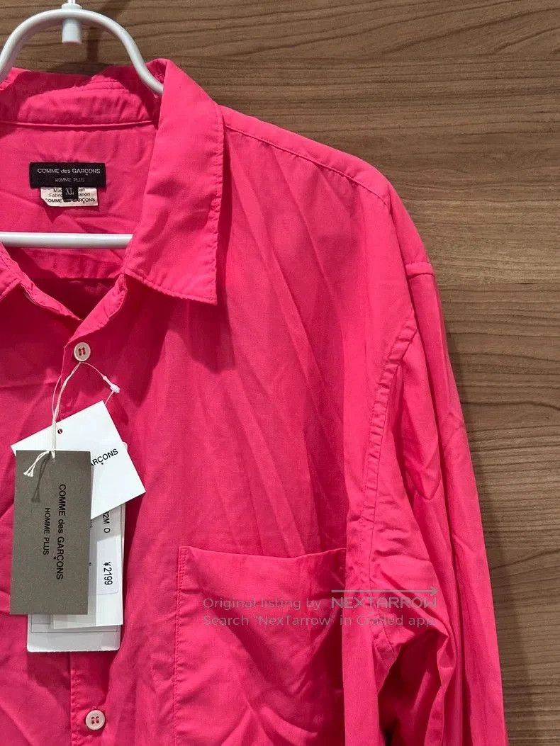 Comme des Garcons COMME des GARCONS HOMME PLUS 25SS Pink Shirt. Size US M / EU 48-50 / 2 - 2 Thumbnail