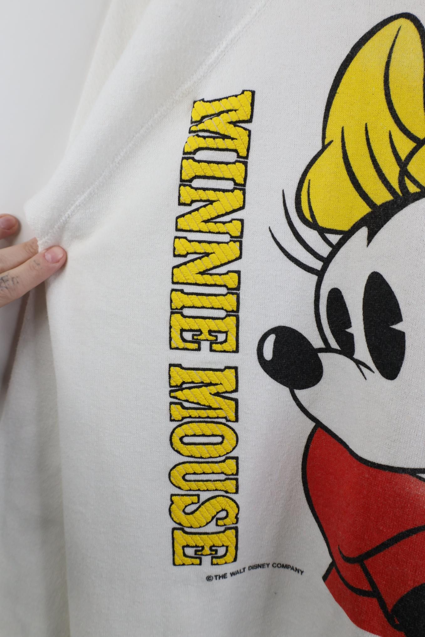 Disney Vintage 80s Disney Minnie Mouse Crewneck Sweatshirt USA Size L / US 10 / IT 46 - 5 Thumbnail