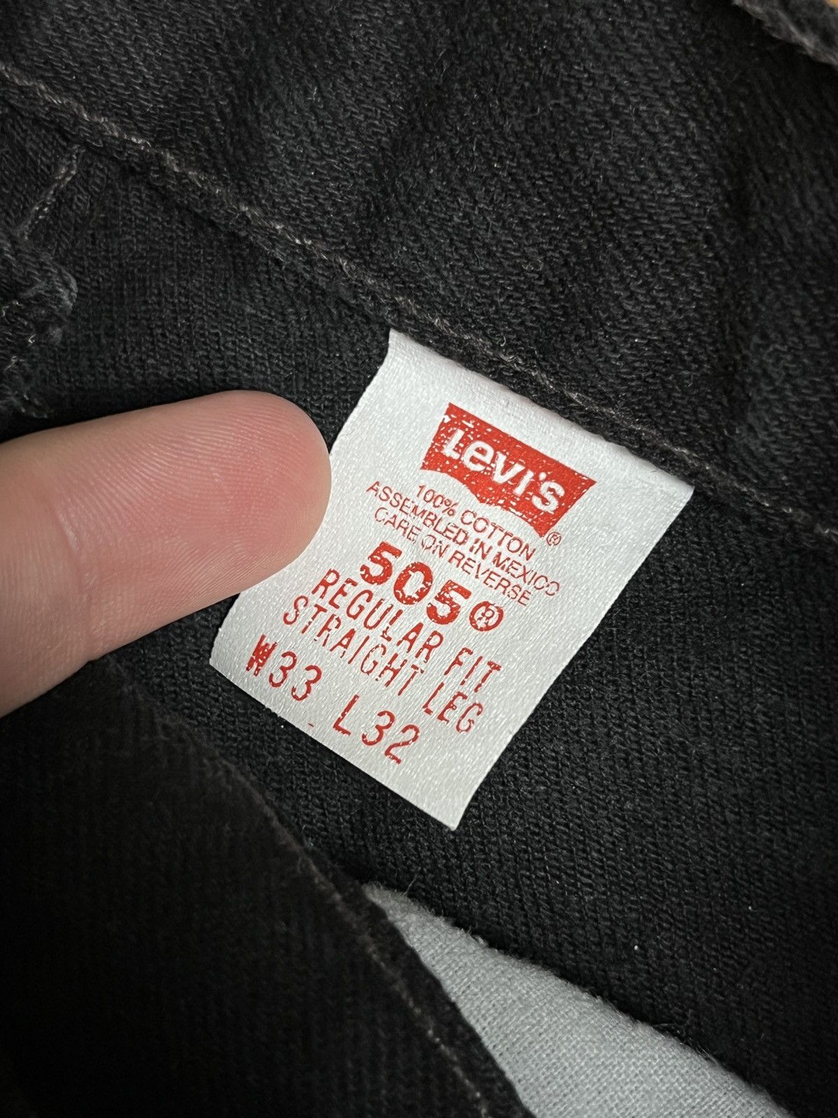 Levi's 🔥90'S LEVIS 505 WASHED ASH BLACK JEANS DENIM PANTS Y2K Size US 33 - 11 Thumbnail