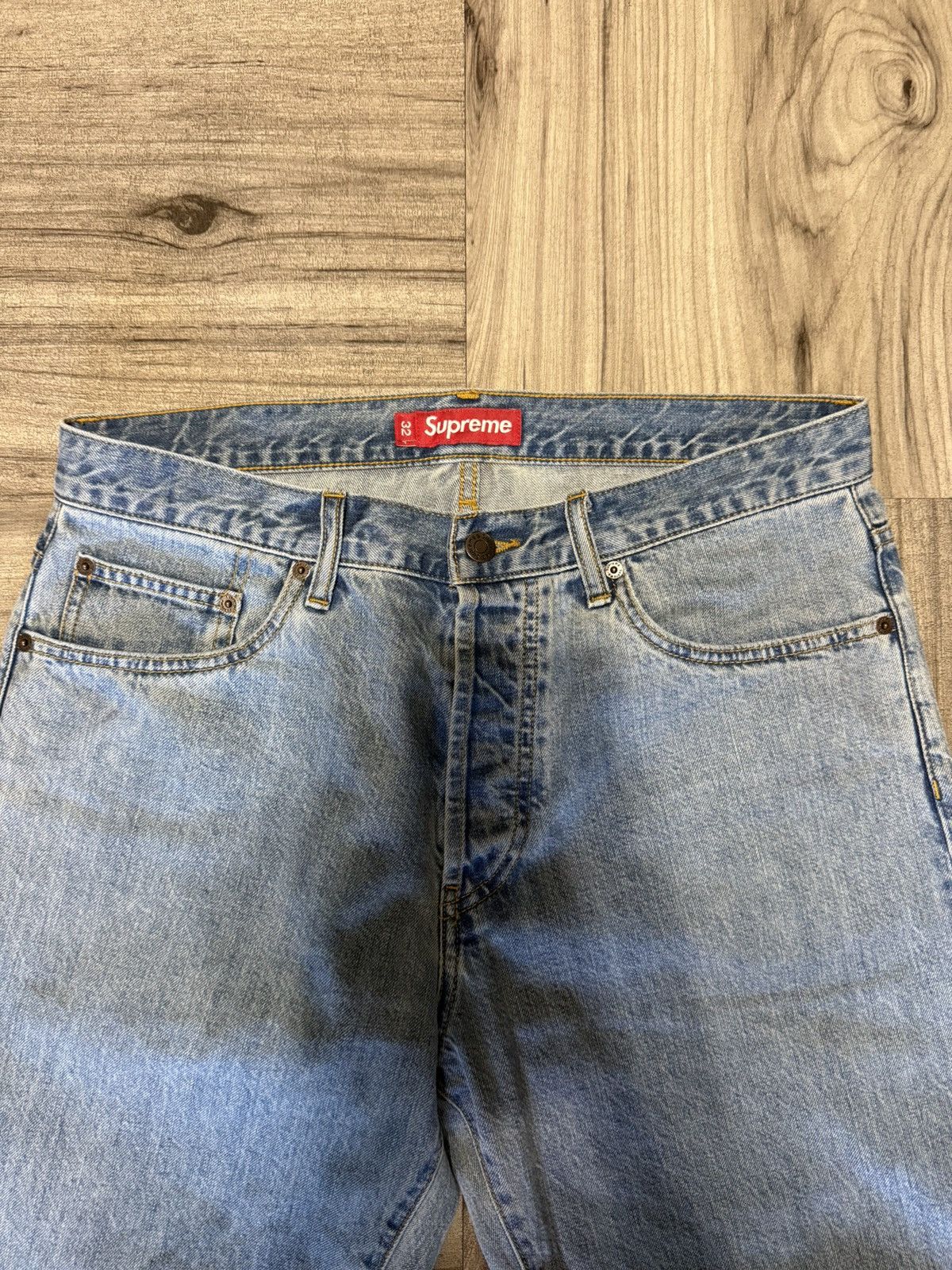Supreme Supreme Regular Jean Blue FW25 Size US 32 / EU 48 - 5 Thumbnail